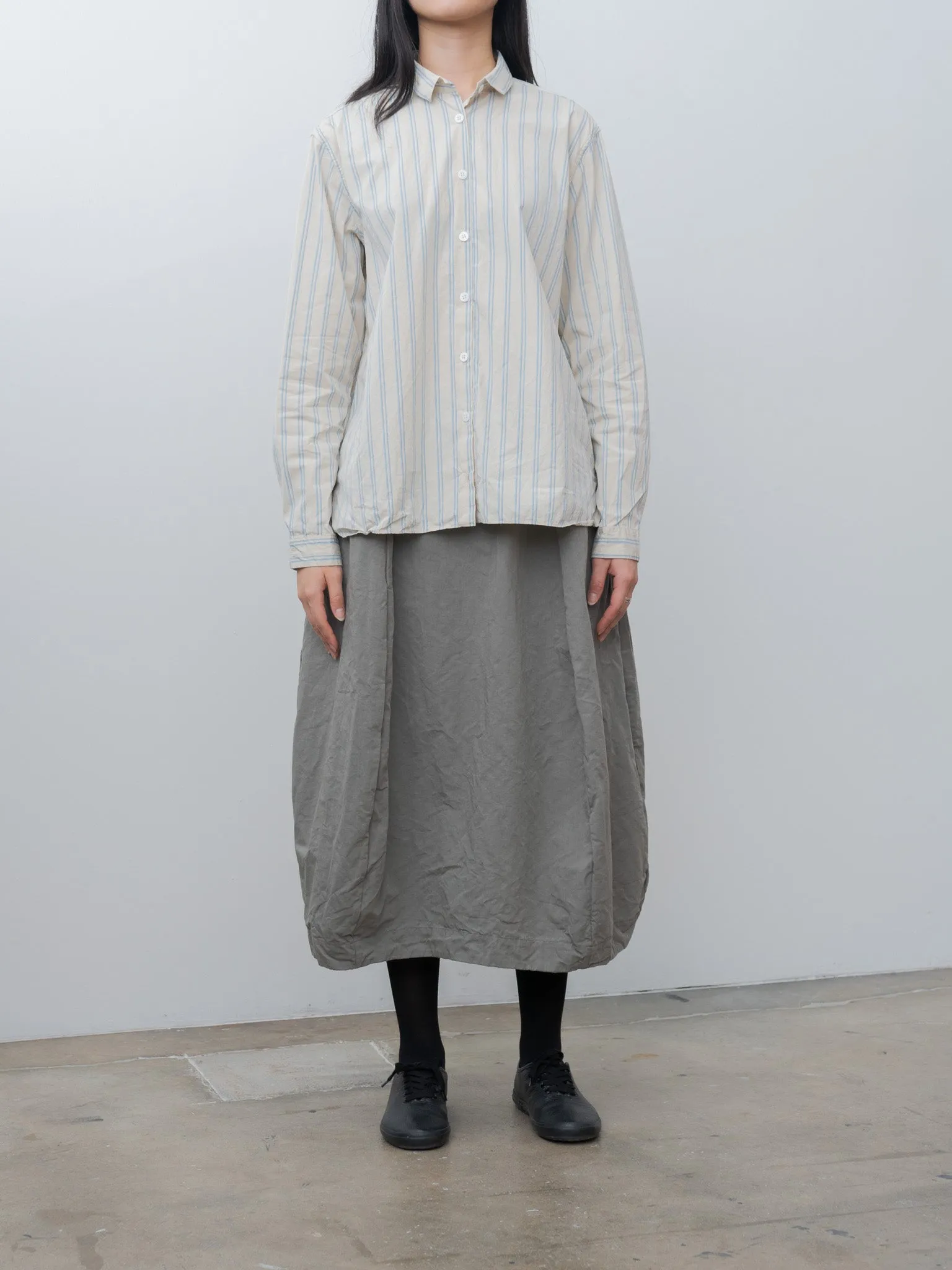 Loose Tyrol Shirt - Cream Stripe sold by Namu Shop product image thumbnail 2