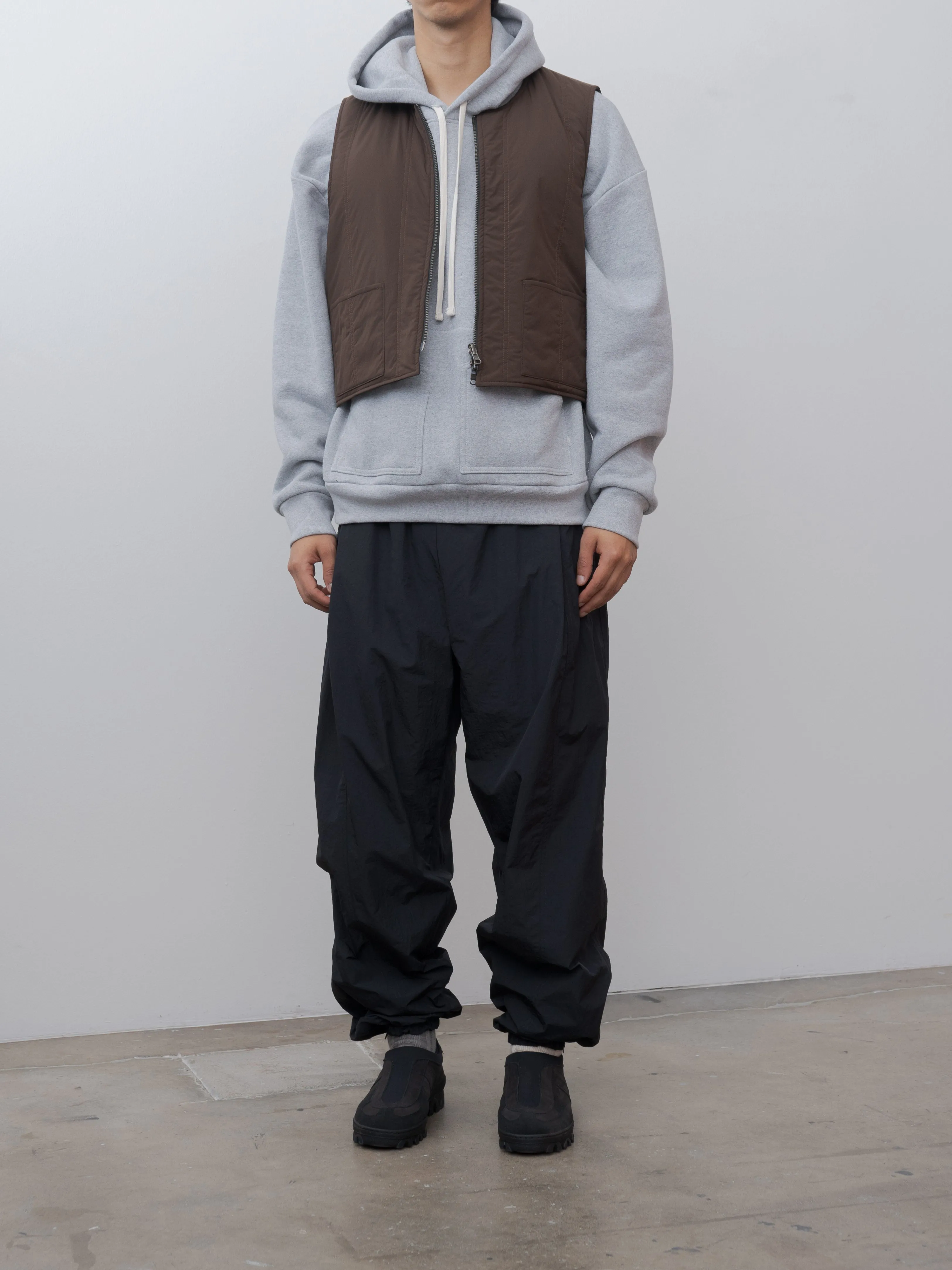 Reversible Ada Vest - Black Brown Quilted Recycled Nylon sold by Namu Shop product image thumbnail 2