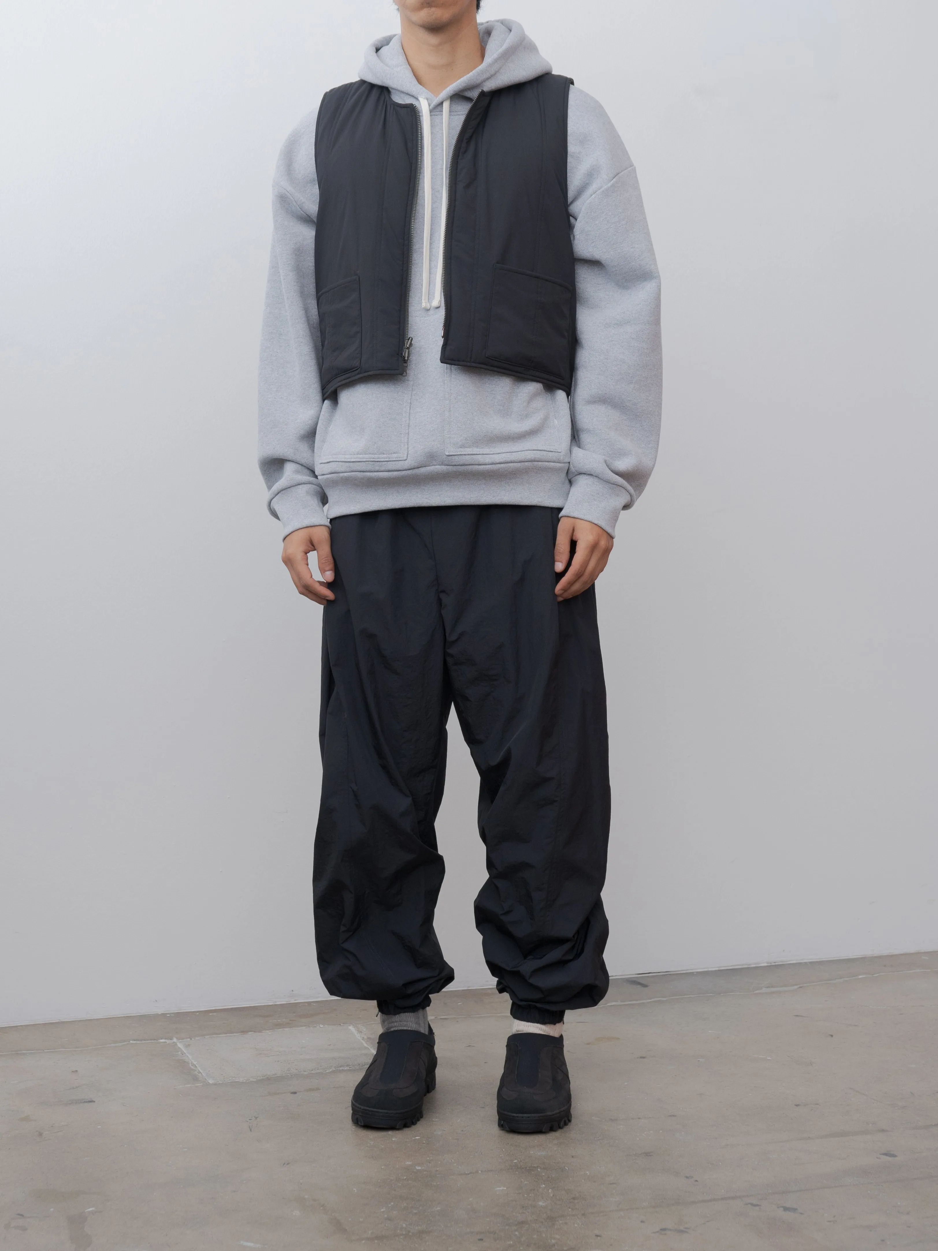 Reversible Ada Vest - Black Brown Quilted Recycled Nylon sold by Namu Shop product image thumbnail 4