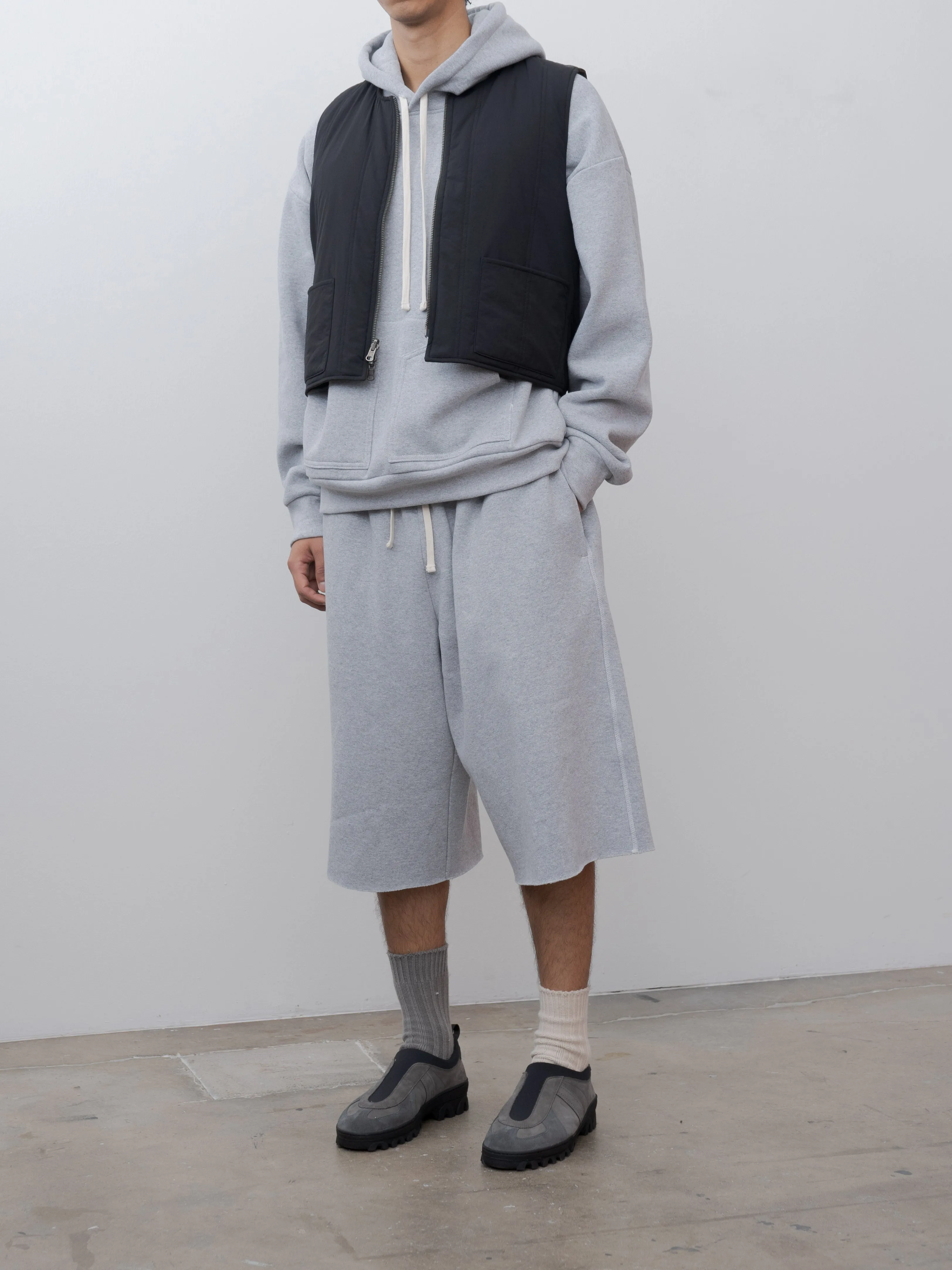 Reversible Ada Vest - Black Brown Quilted Recycled Nylon sold by Namu Shop