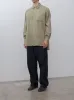 Cotton Cashmere Regular Collar Shirt - Beige sold by Namu Shop