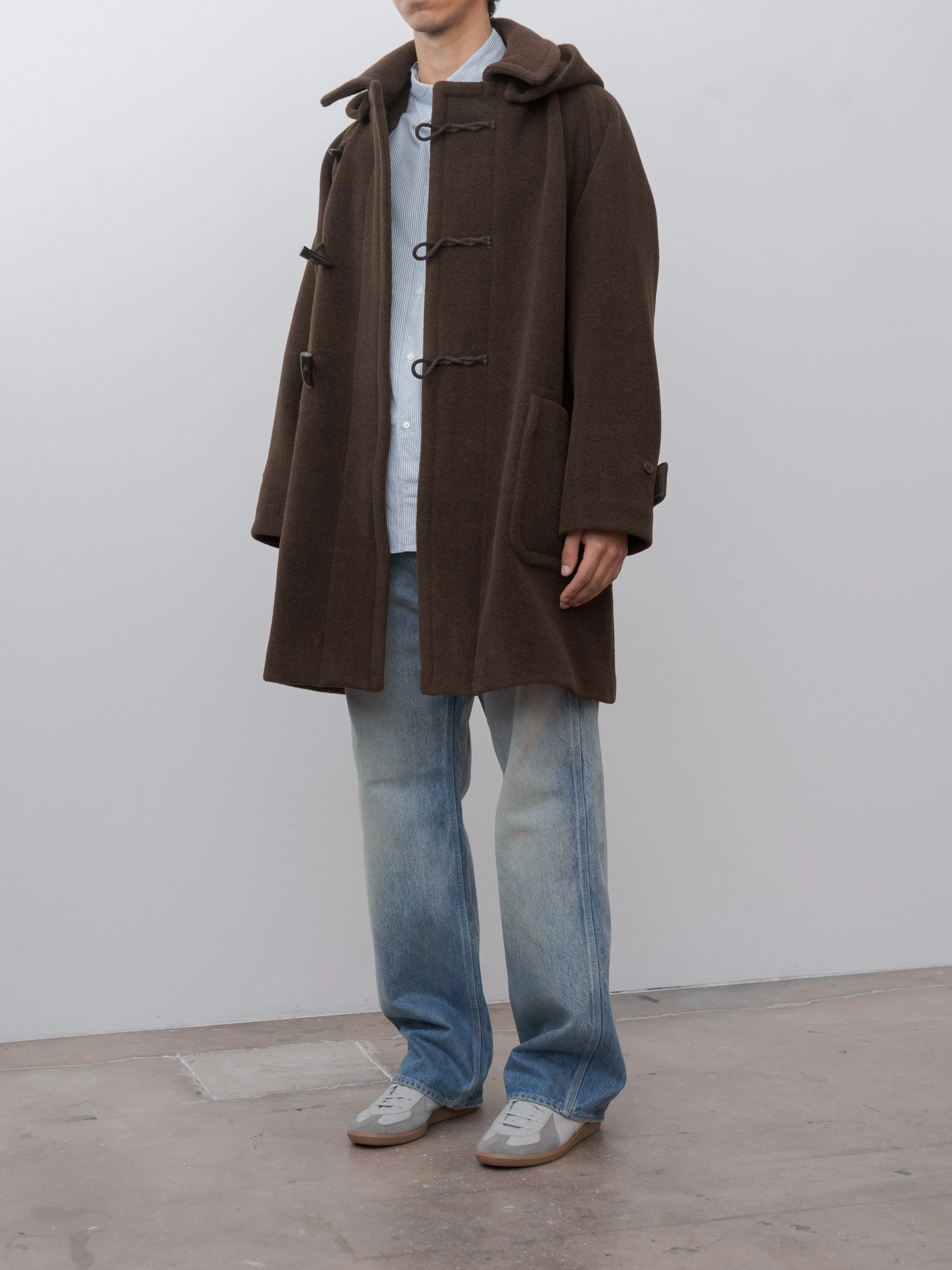 Duffel Coat - Top Mix Brown sold by Namu Shop product image thumbnail 3