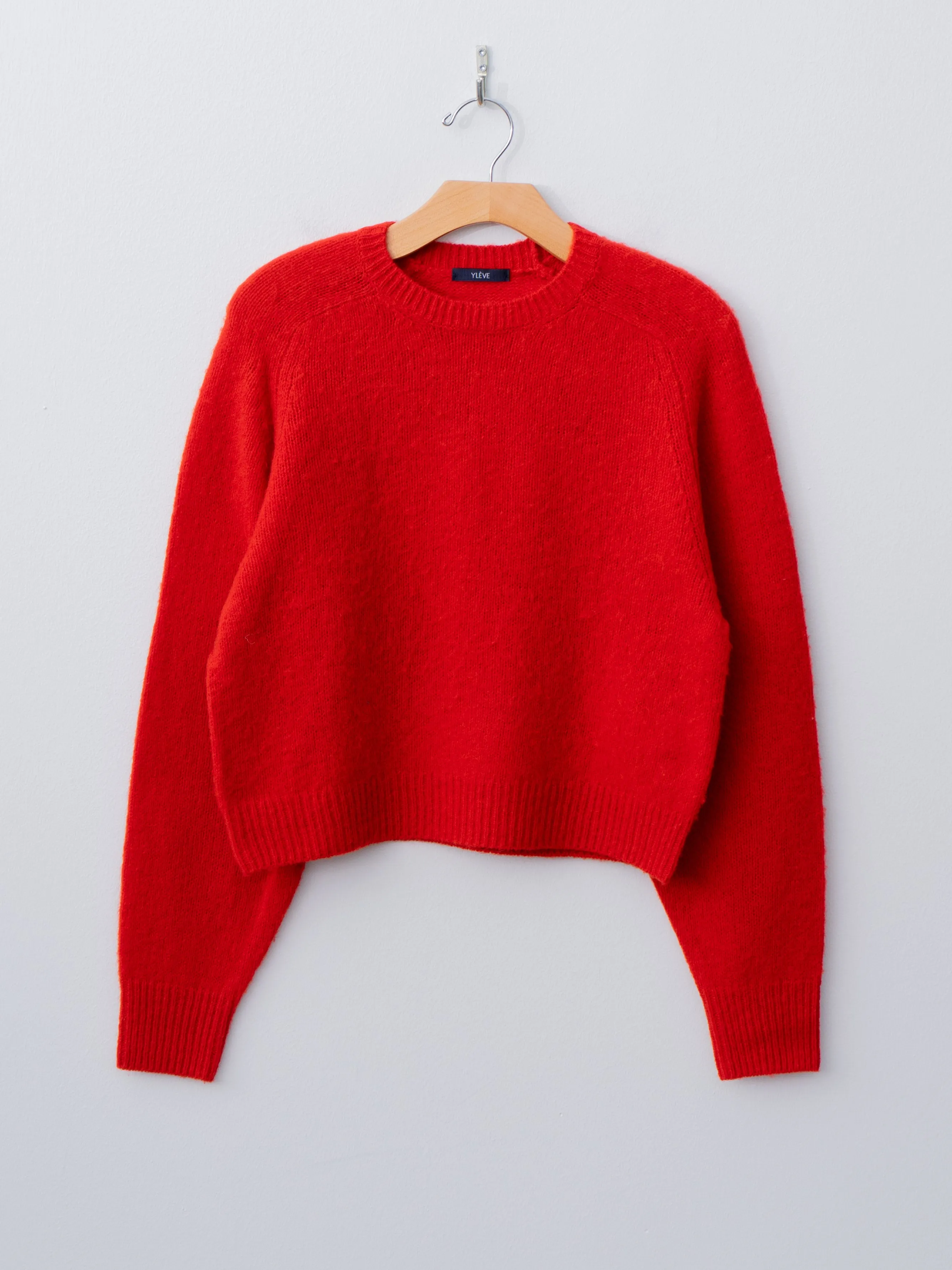 Italian Brushed Wool Pullover Knit - Red sold by Namu Shop