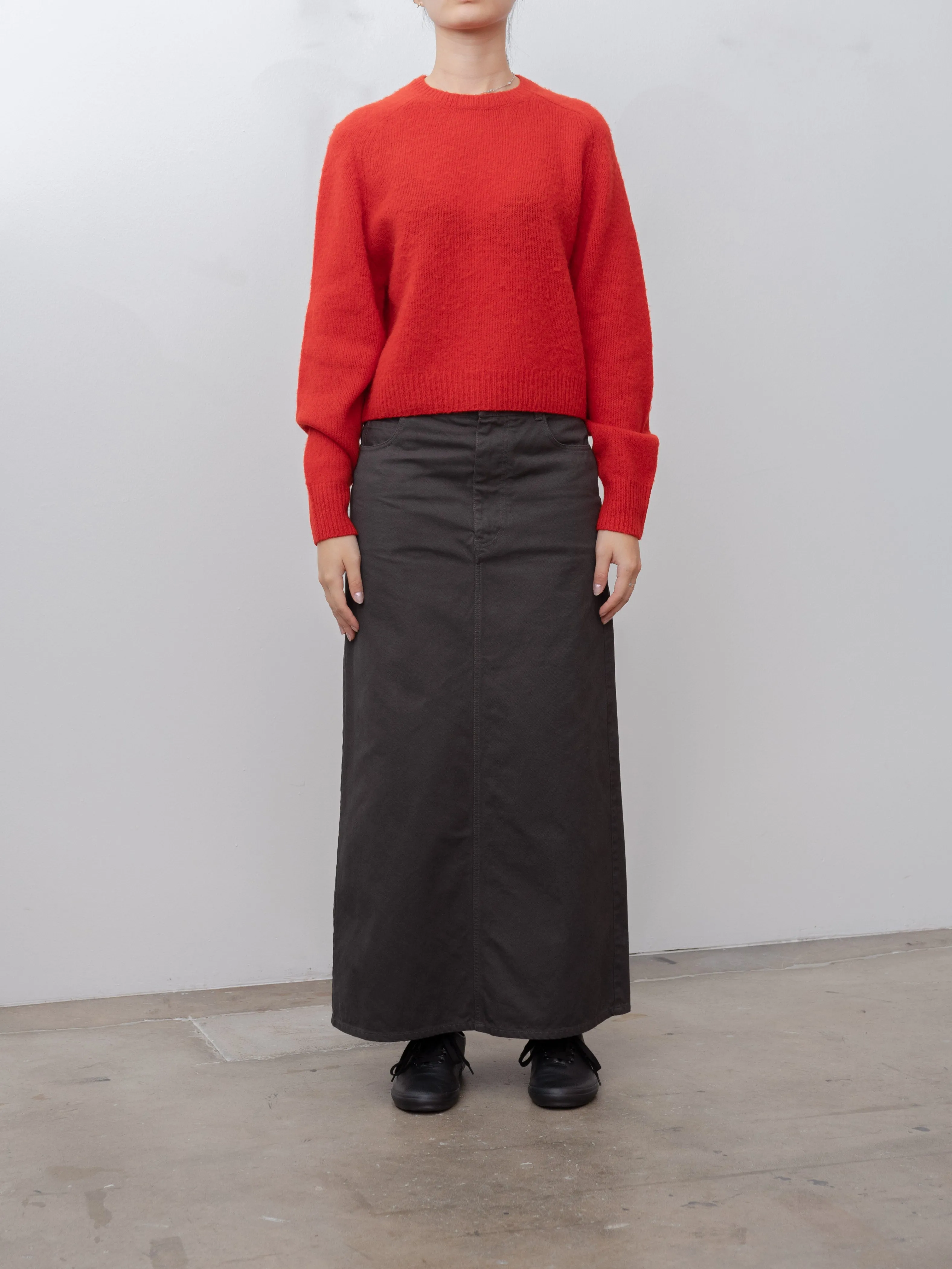 Italian Brushed Wool Pullover Knit - Red sold by Namu Shop product image thumbnail 3