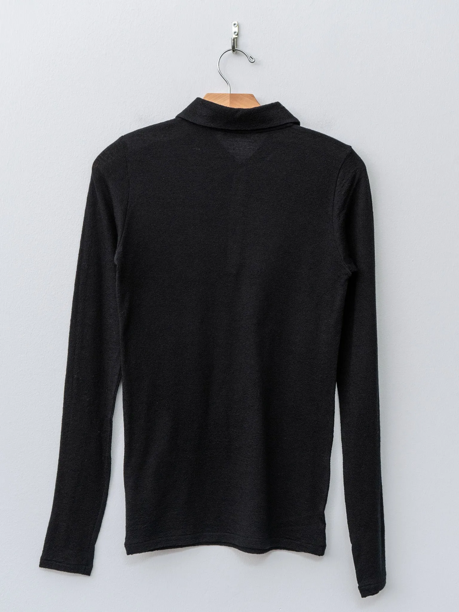 Wool Amunzen Polo - Black sold by Namu Shop product image thumbnail 5