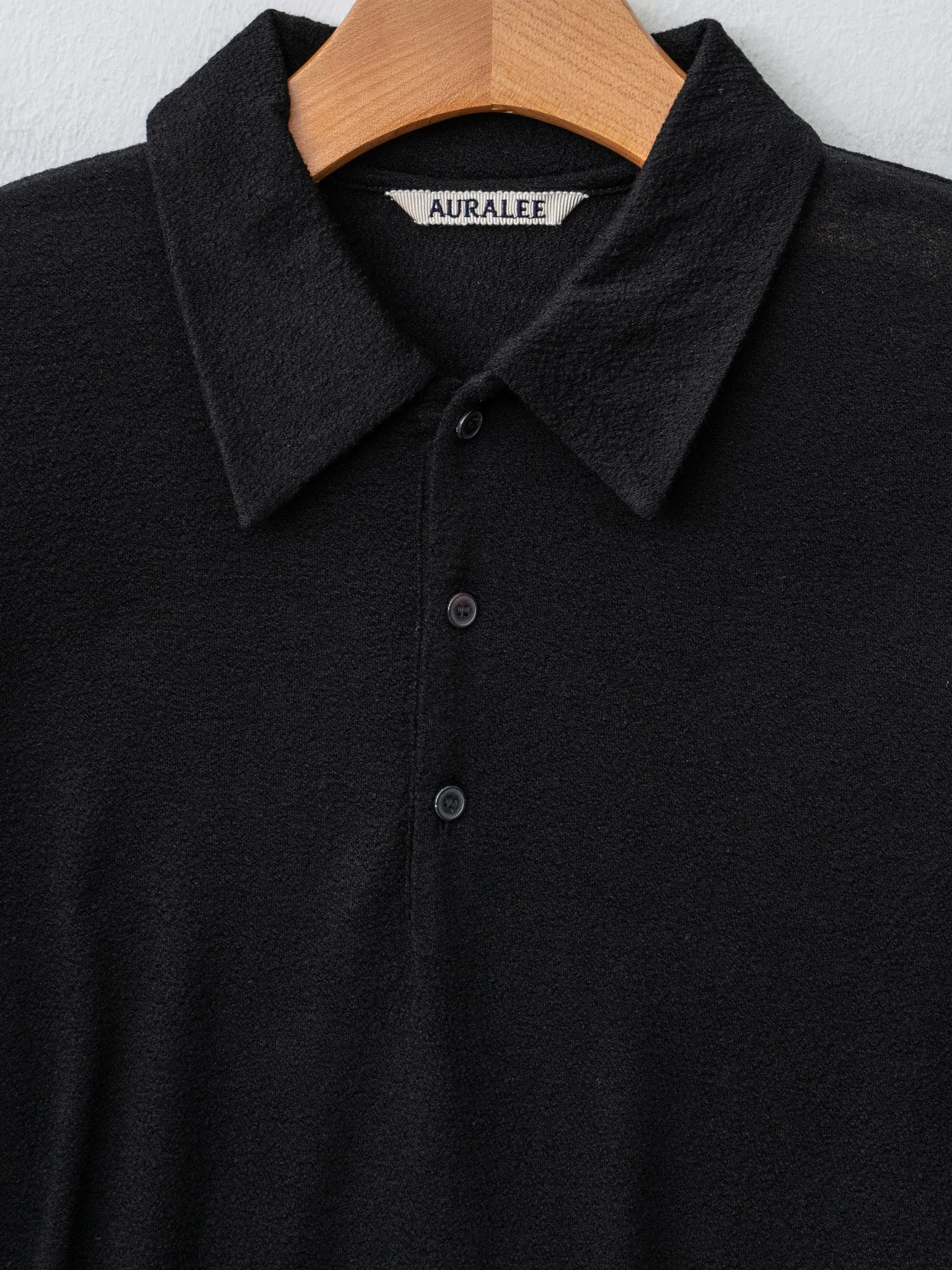 Wool Amunzen Polo - Black sold by Namu Shop product image thumbnail 2
