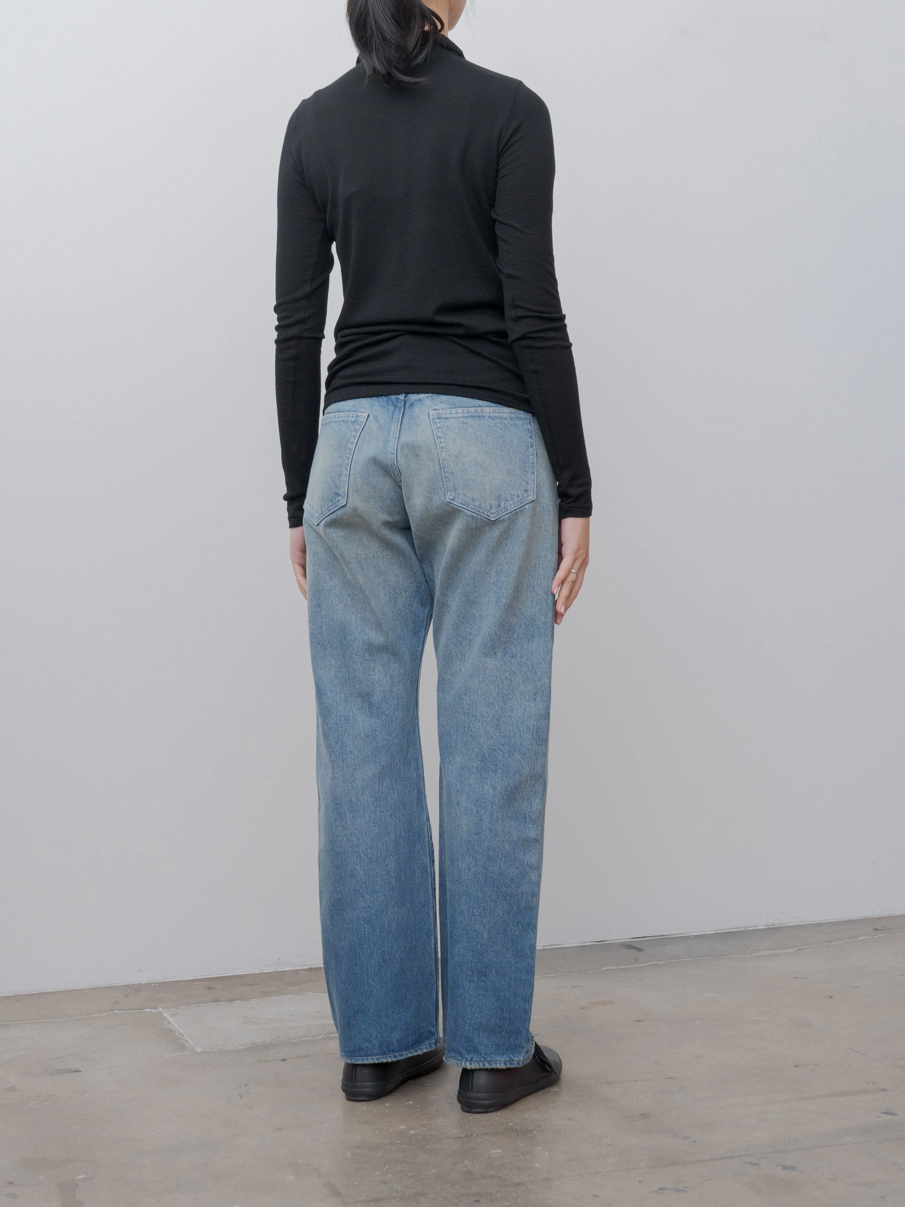 Wool Amunzen Polo - Black sold by Namu Shop product image thumbnail 4