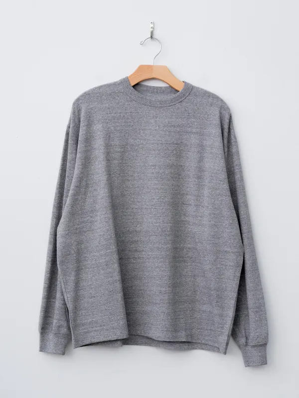 Tsuriami L/S Crew Neck - Heather Gray sold by Namu Shop