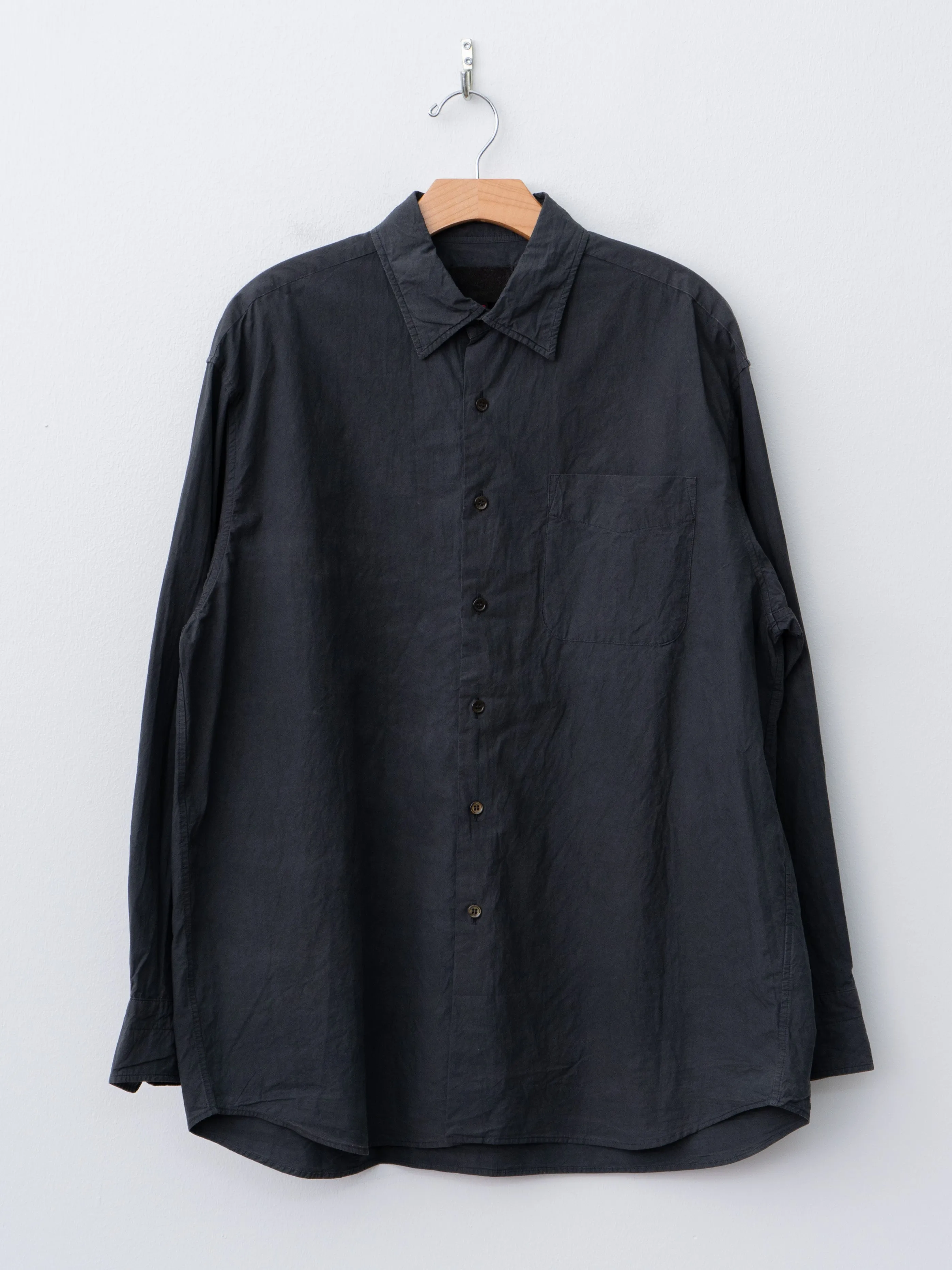 Regular Collar Shirt - Sumi Ink sold by Namu Shop