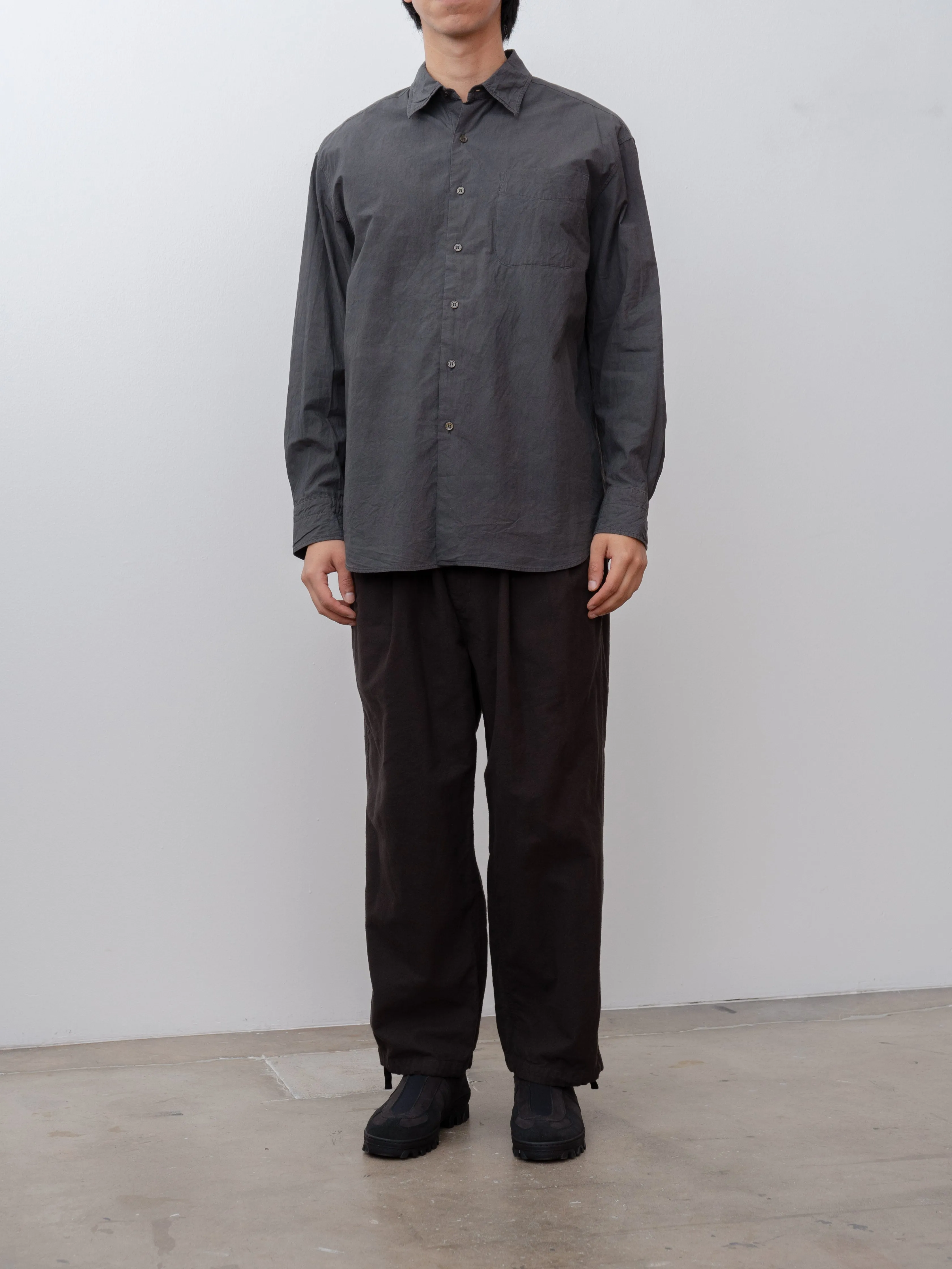 Regular Collar Shirt - Sumi Ink sold by Namu Shop product image thumbnail 2