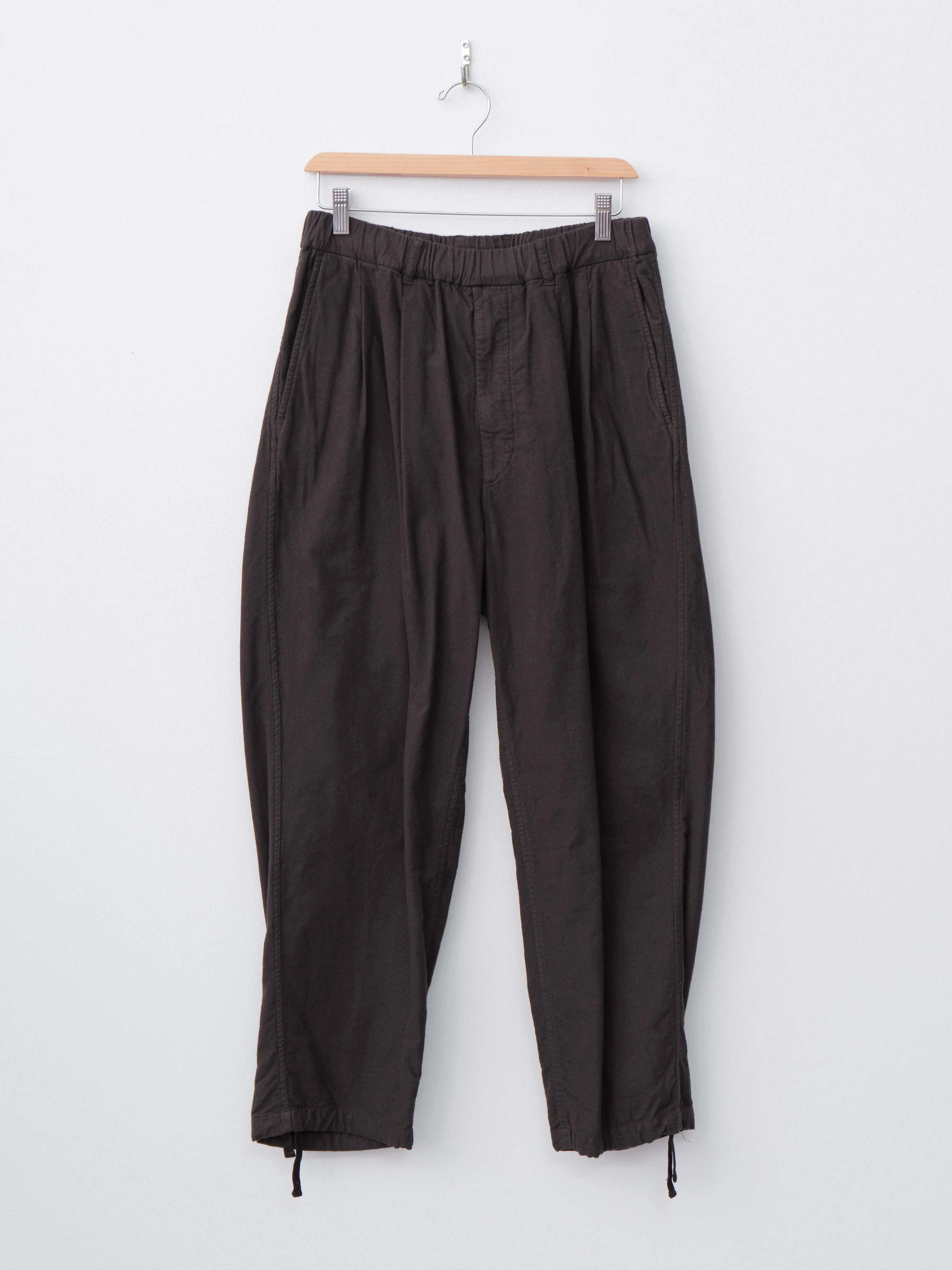 Brushed Cotton Tapered Pants - Brown sold by Namu Shop