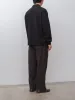 Brushed Cotton Wide Pants - Brown sold by Namu Shop
