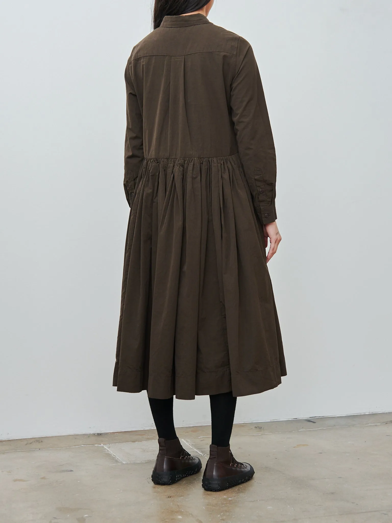 Helayane Rouche Dress - Dark Brown sold by Namu Shop product image thumbnail 3
