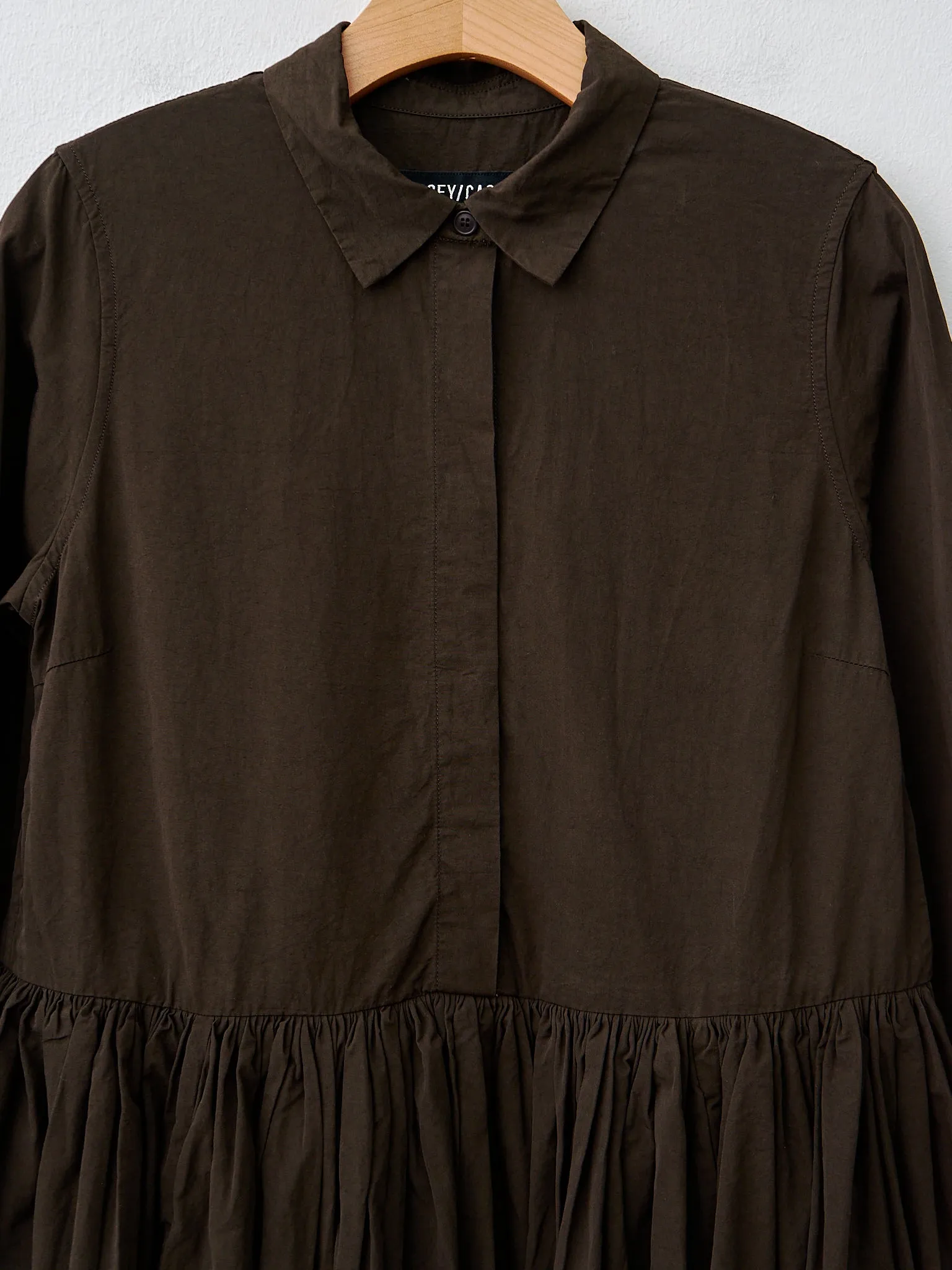 Helayane Rouche Dress - Dark Brown sold by Namu Shop product image thumbnail 5