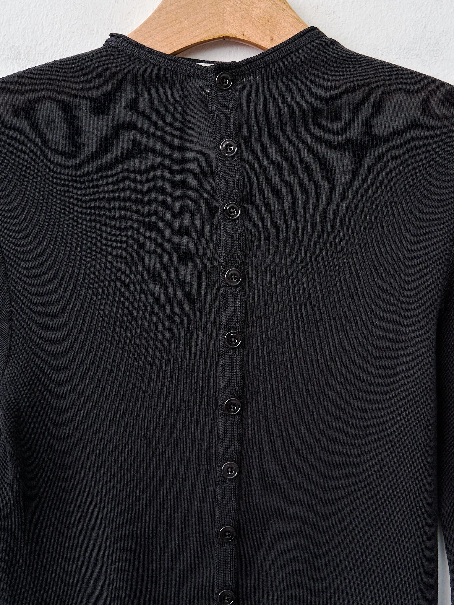 Fitted Seamless Cardigan - Granite Black sold by Namu Shop product image thumbnail 4