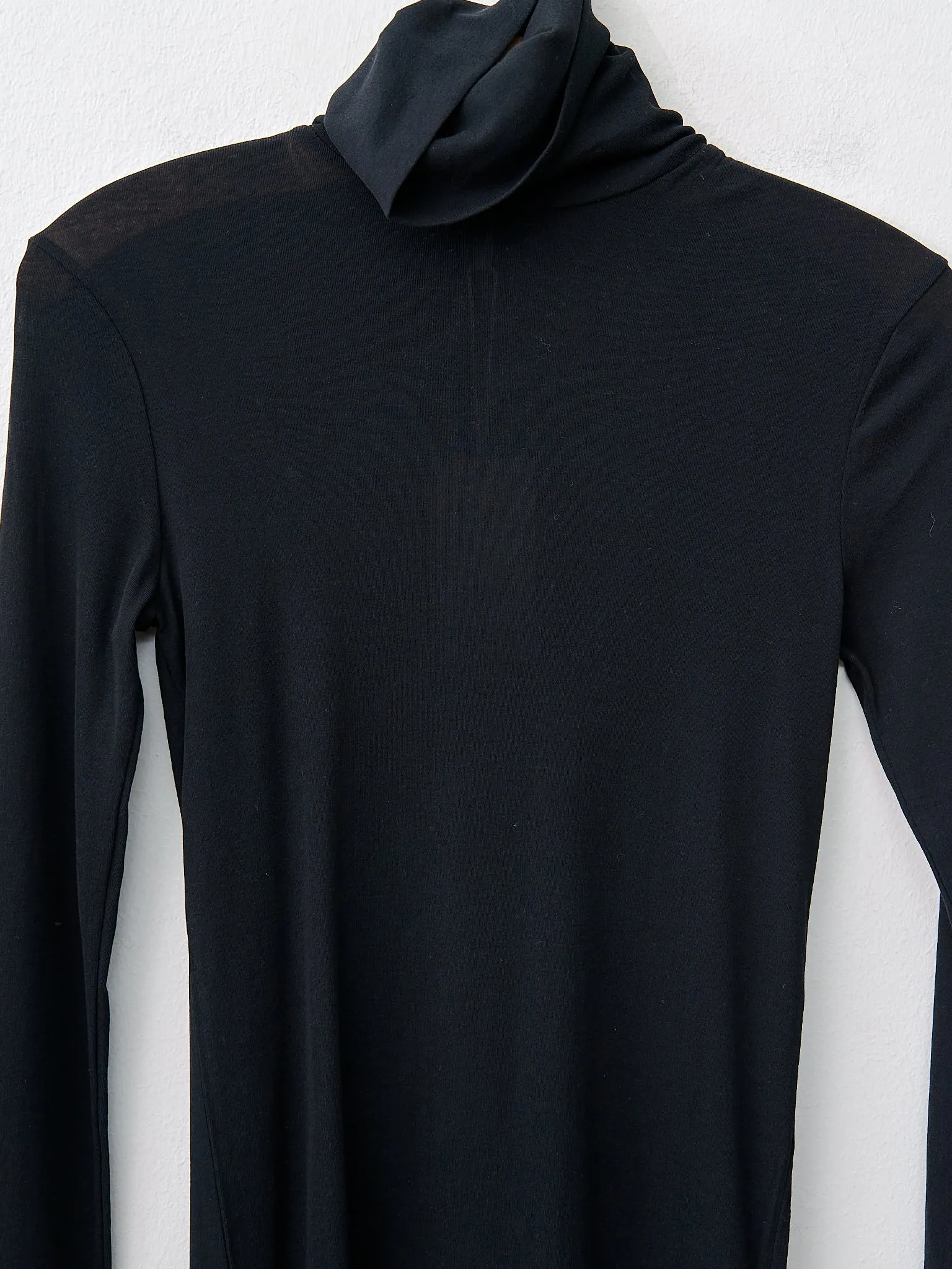 Twisted Cotton Turtleneck - Black sold by Namu Shop product image thumbnail 2