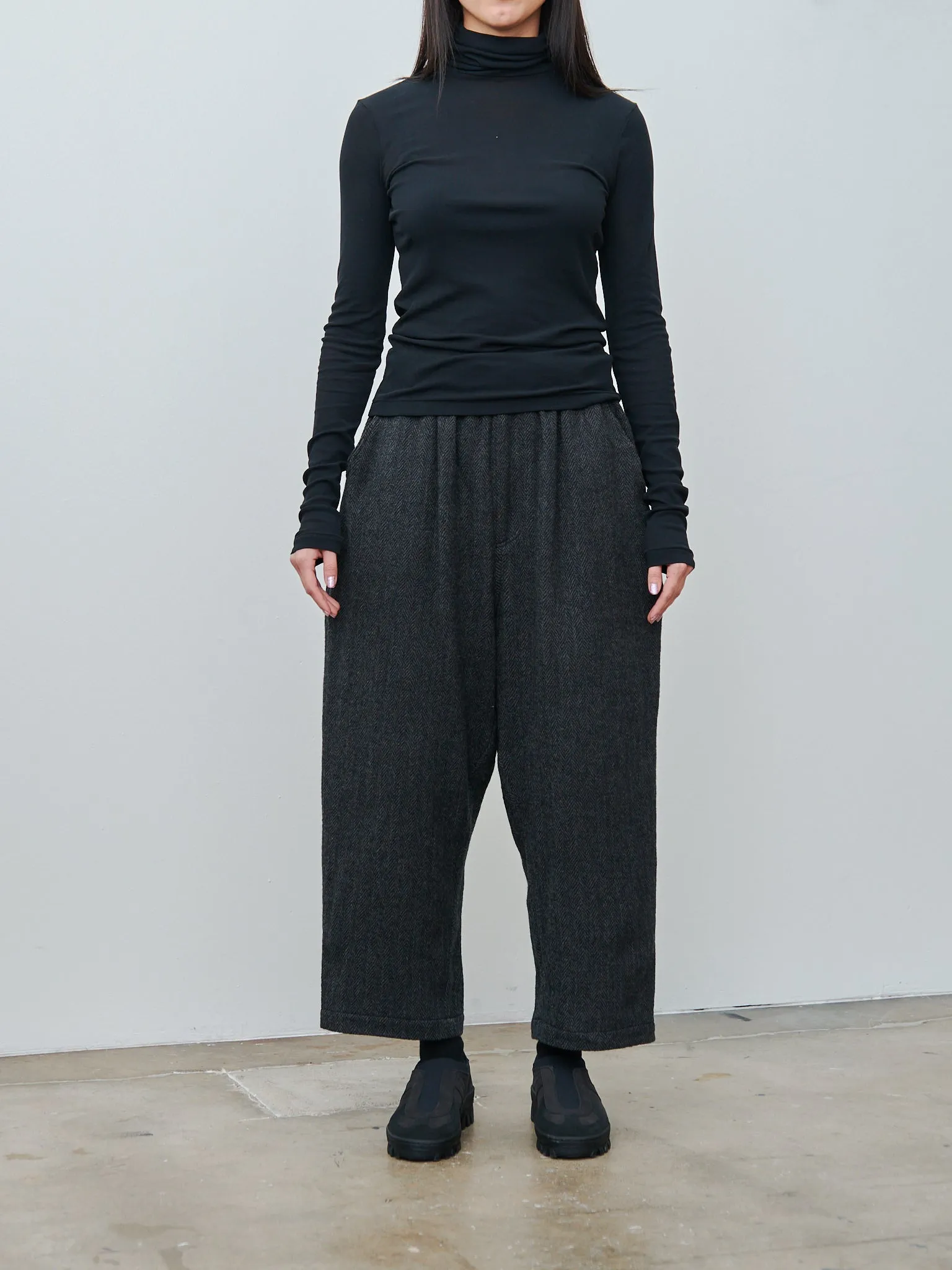 Twisted Cotton Turtleneck - Black sold by Namu Shop product image thumbnail 3