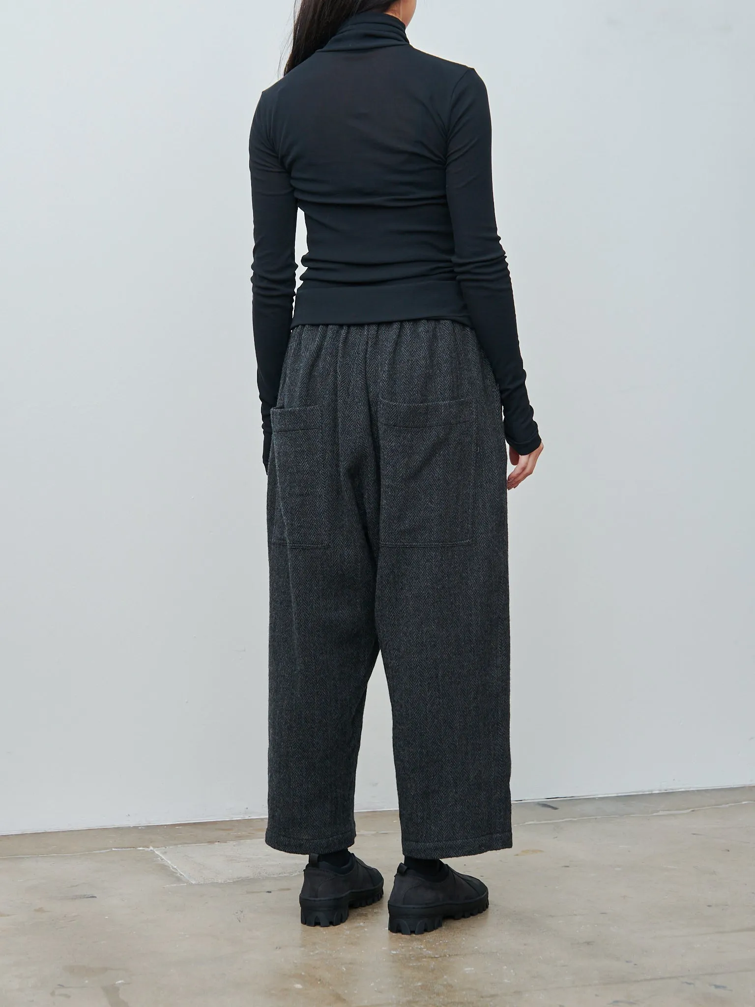 Twisted Cotton Turtleneck - Black sold by Namu Shop product image thumbnail 4