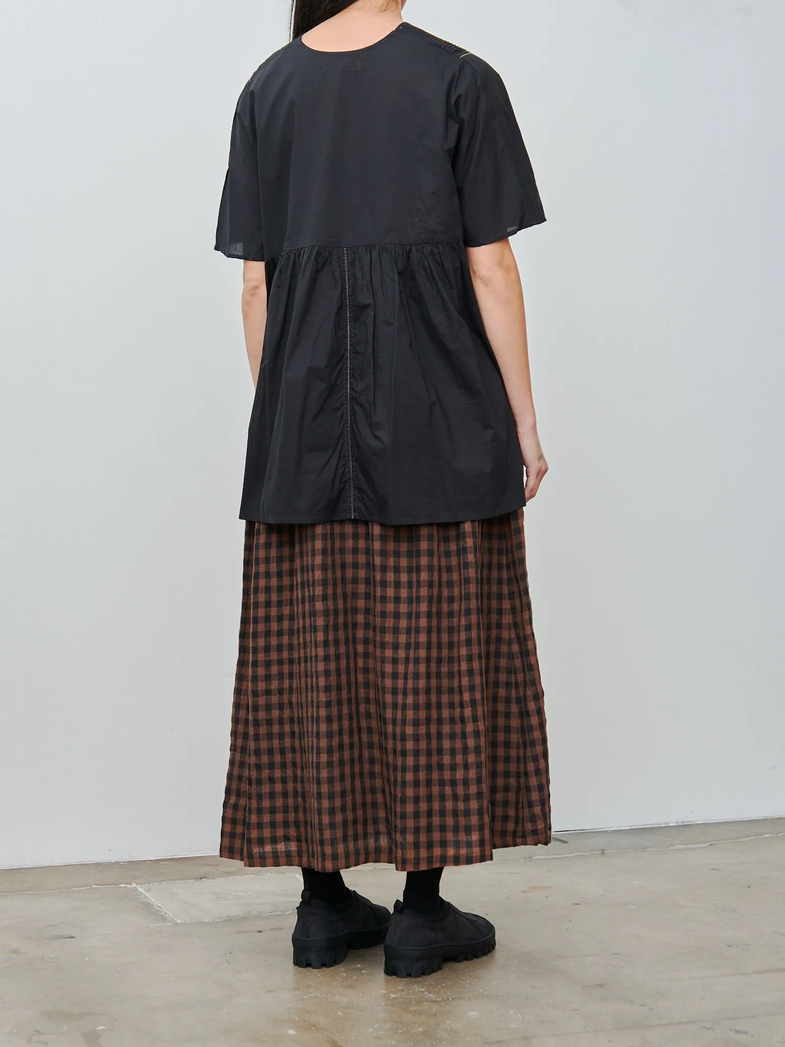 Indian Cotton Pullover Blouse - Black sold by Namu Shop product image thumbnail 4