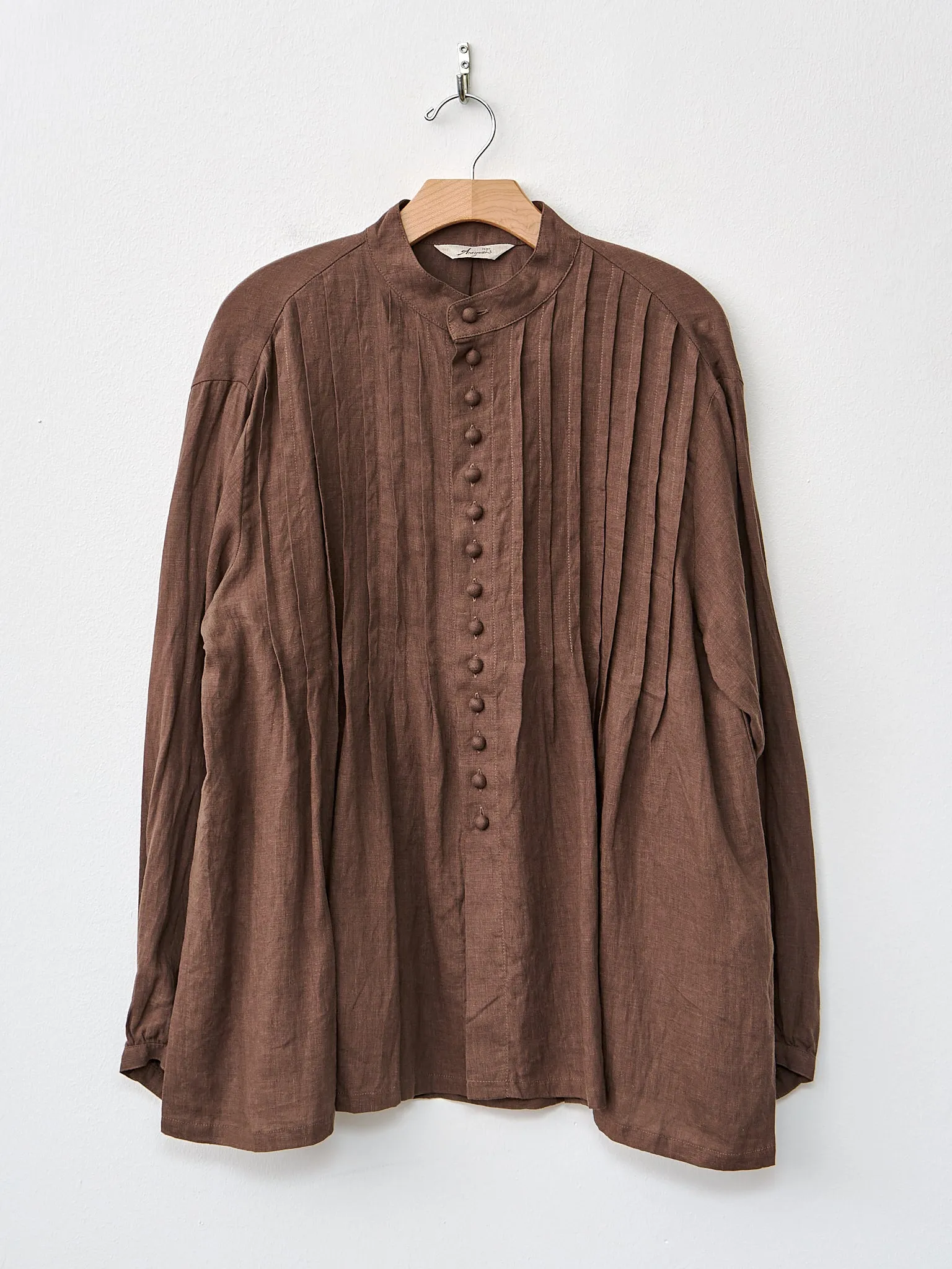 French Linen Shirt - Brown sold by Namu Shop
