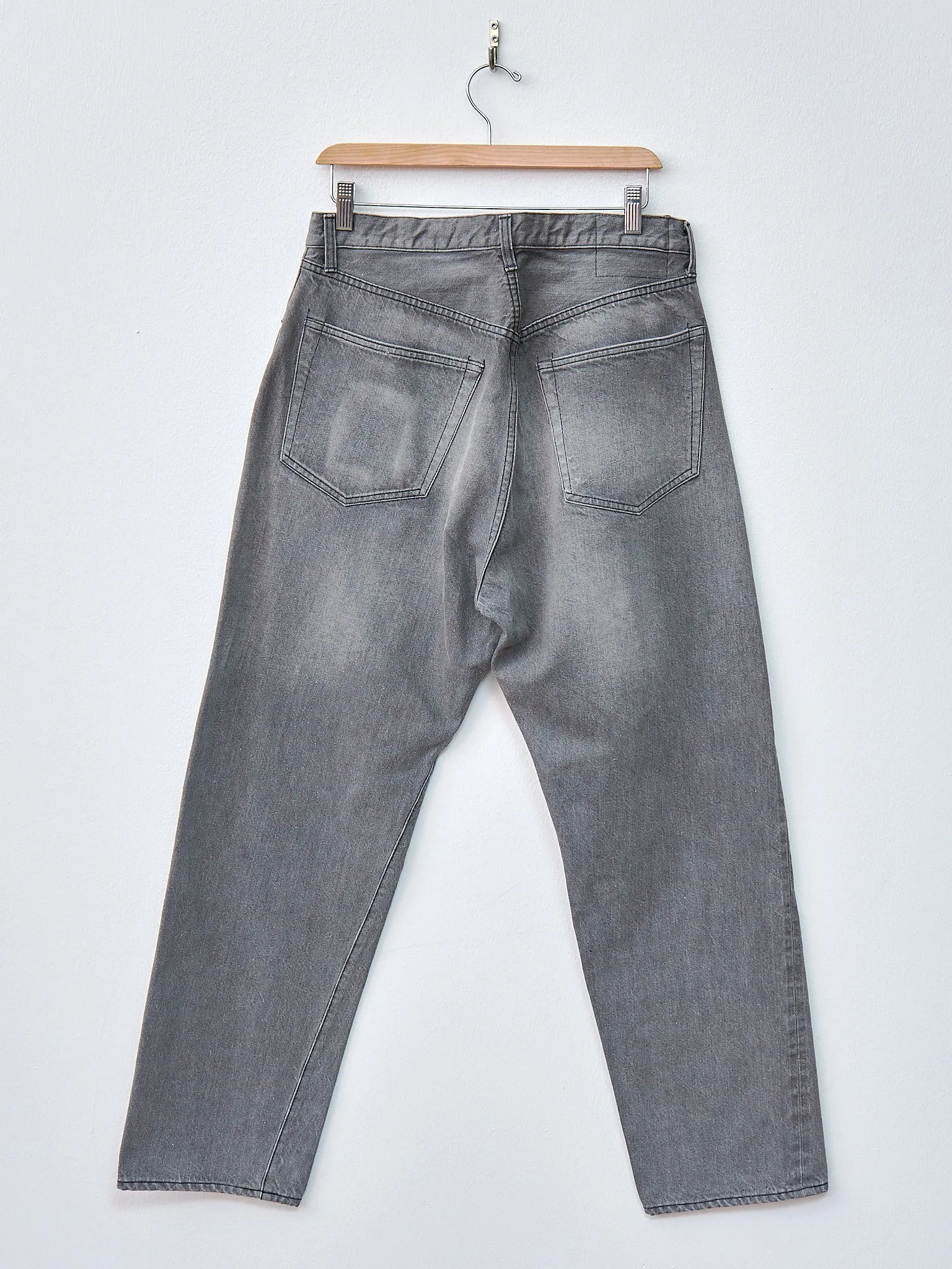 5P Zipper Front Denim Pants - Black Vintage Wash sold by Namu Shop product image thumbnail 4