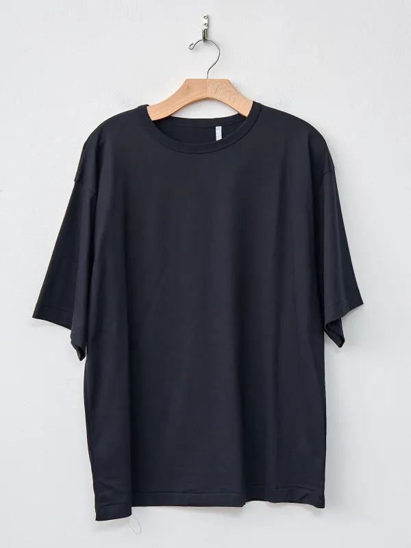 Suvin Suede Tenjiku Half Sleeve Tee - Navy sold by Namu Shop