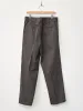 Cotton Twill Garment Dye Trousers - Gray sold by Namu Shop