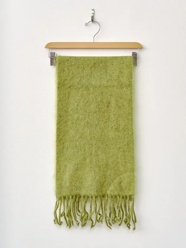Brushed Mohair Scarf - Matcha made by Sayaka Davis