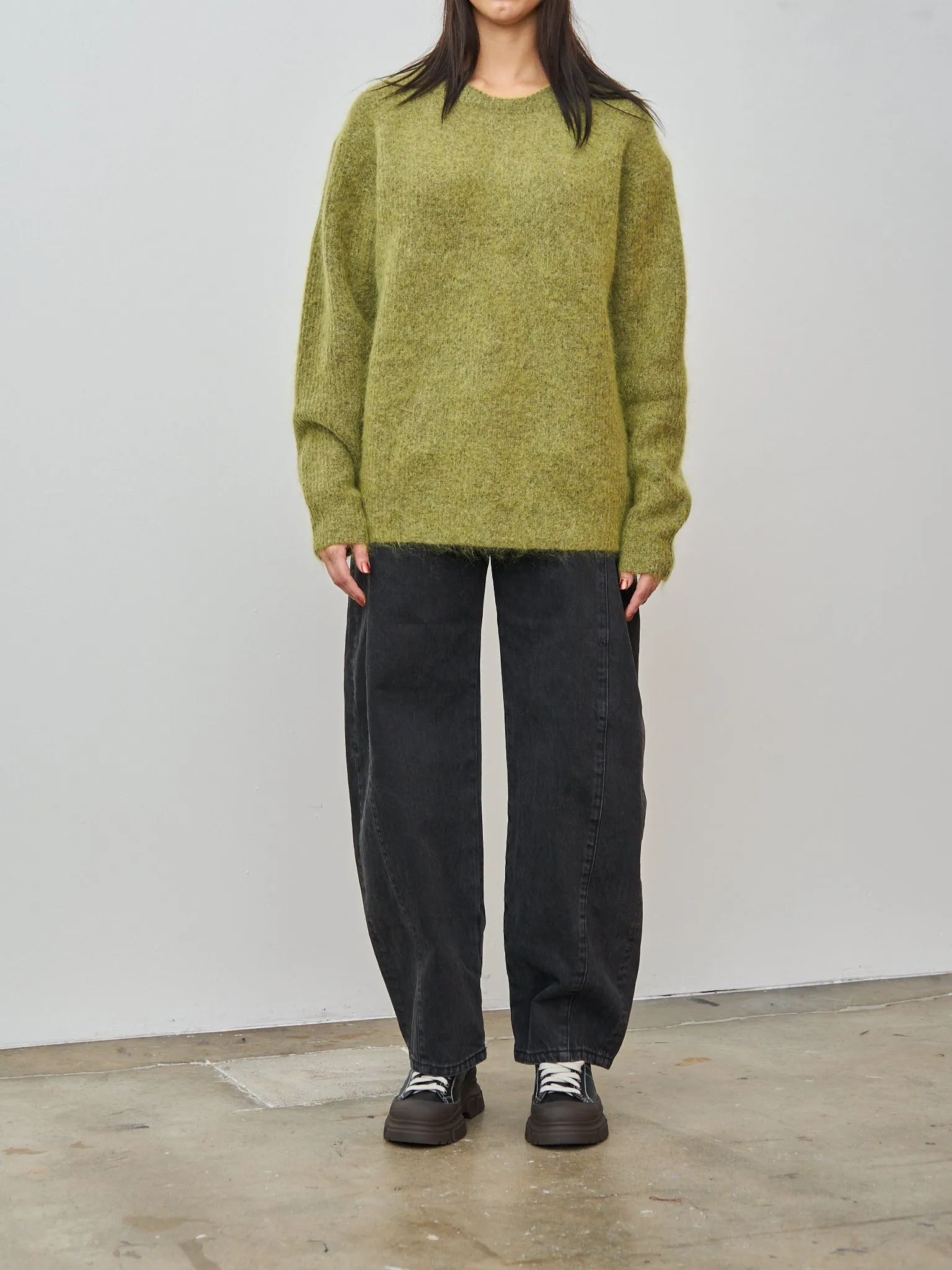Mohair Sweater - Matcha sold by Namu Shop product image thumbnail 2