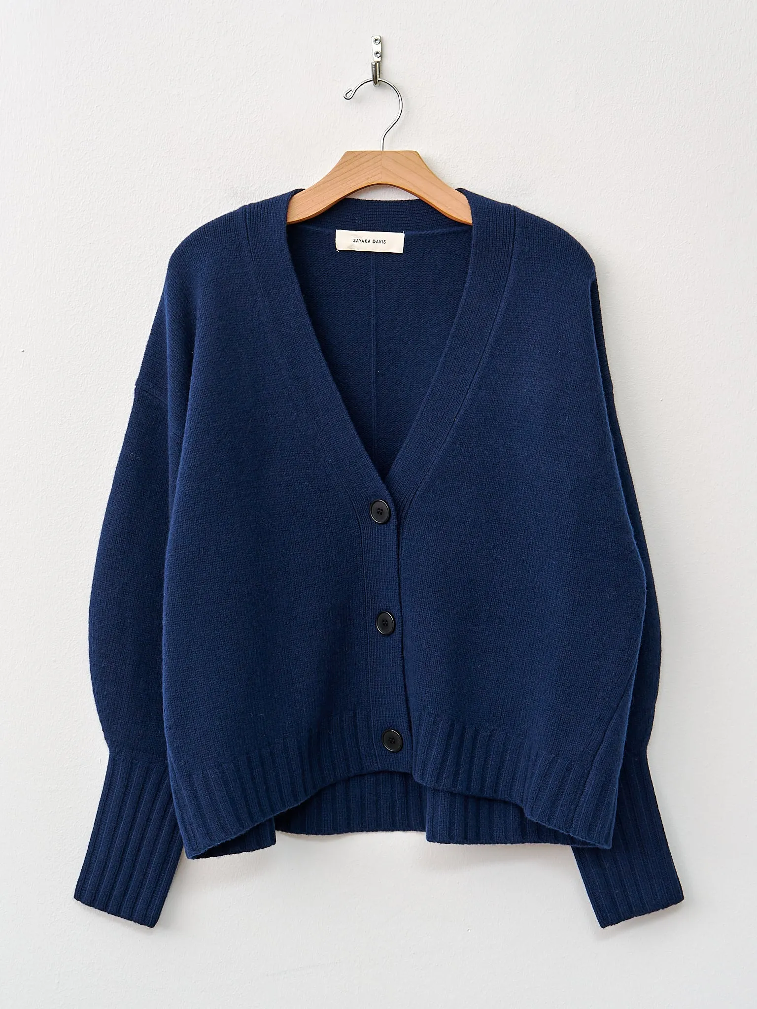Balloon Sleeve Cardigan - Indigo sold by Namu Shop