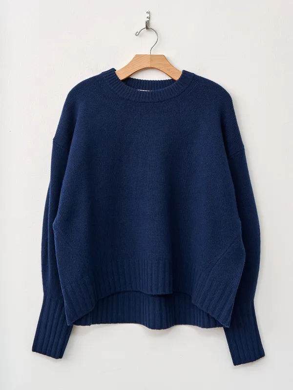Balloon Sleeve Sweater - Indigo sold by Namu Shop