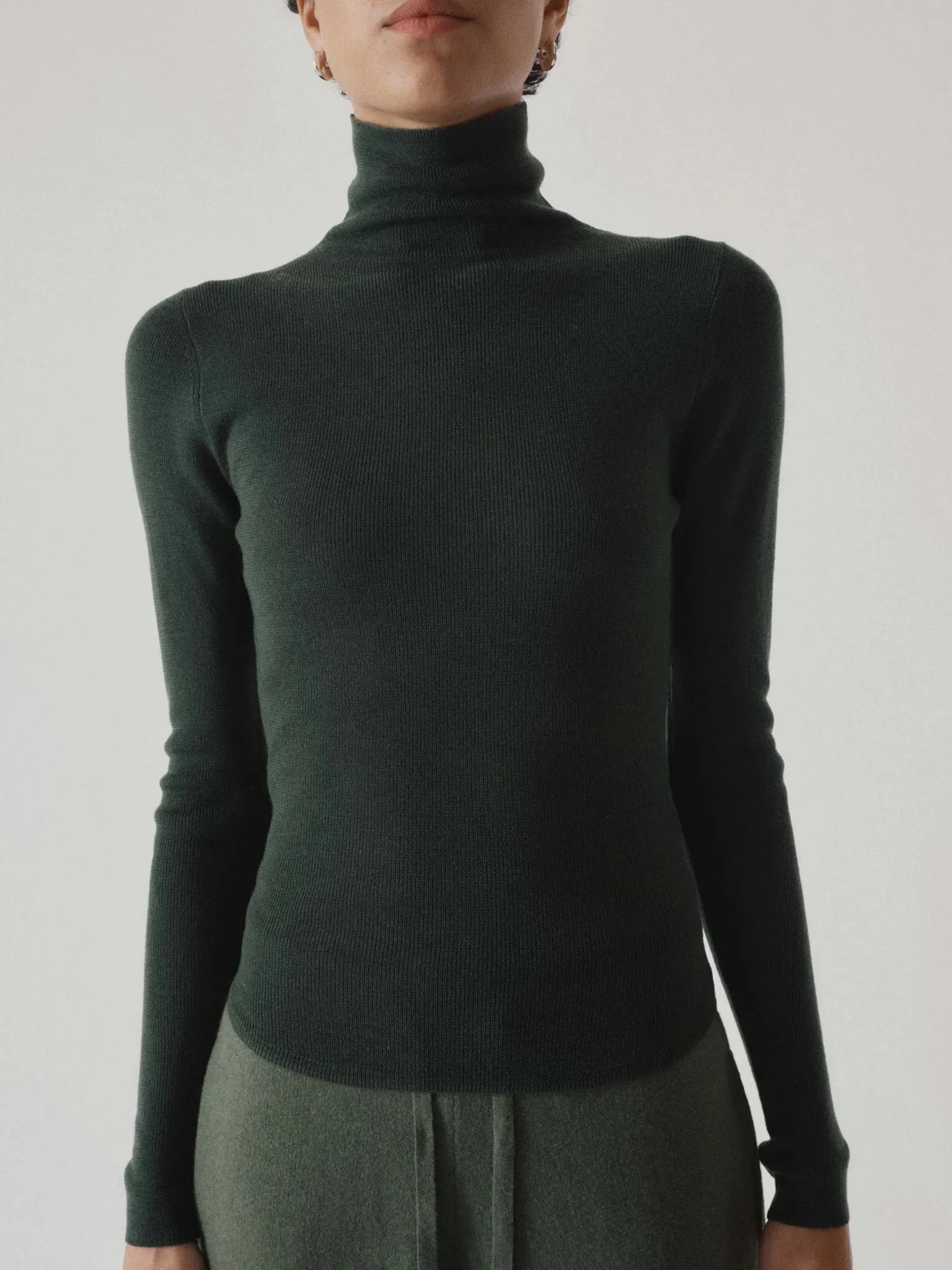 Ribbed Highneck - Black sold by Namu Shop product image thumbnail 4