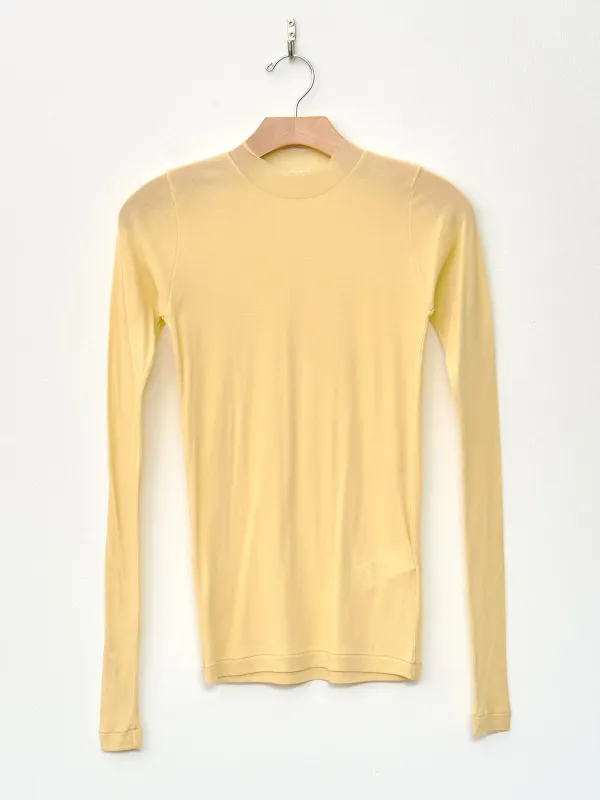 High Gauge Sheer Rib L/S Tee - Yellow sold by Namu Shop