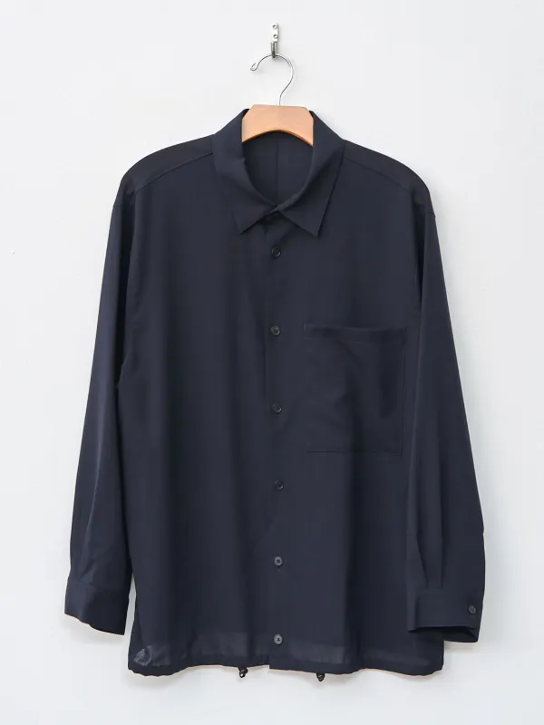 Wool Lawn CPO Jacket - Navy sold by Namu Shop