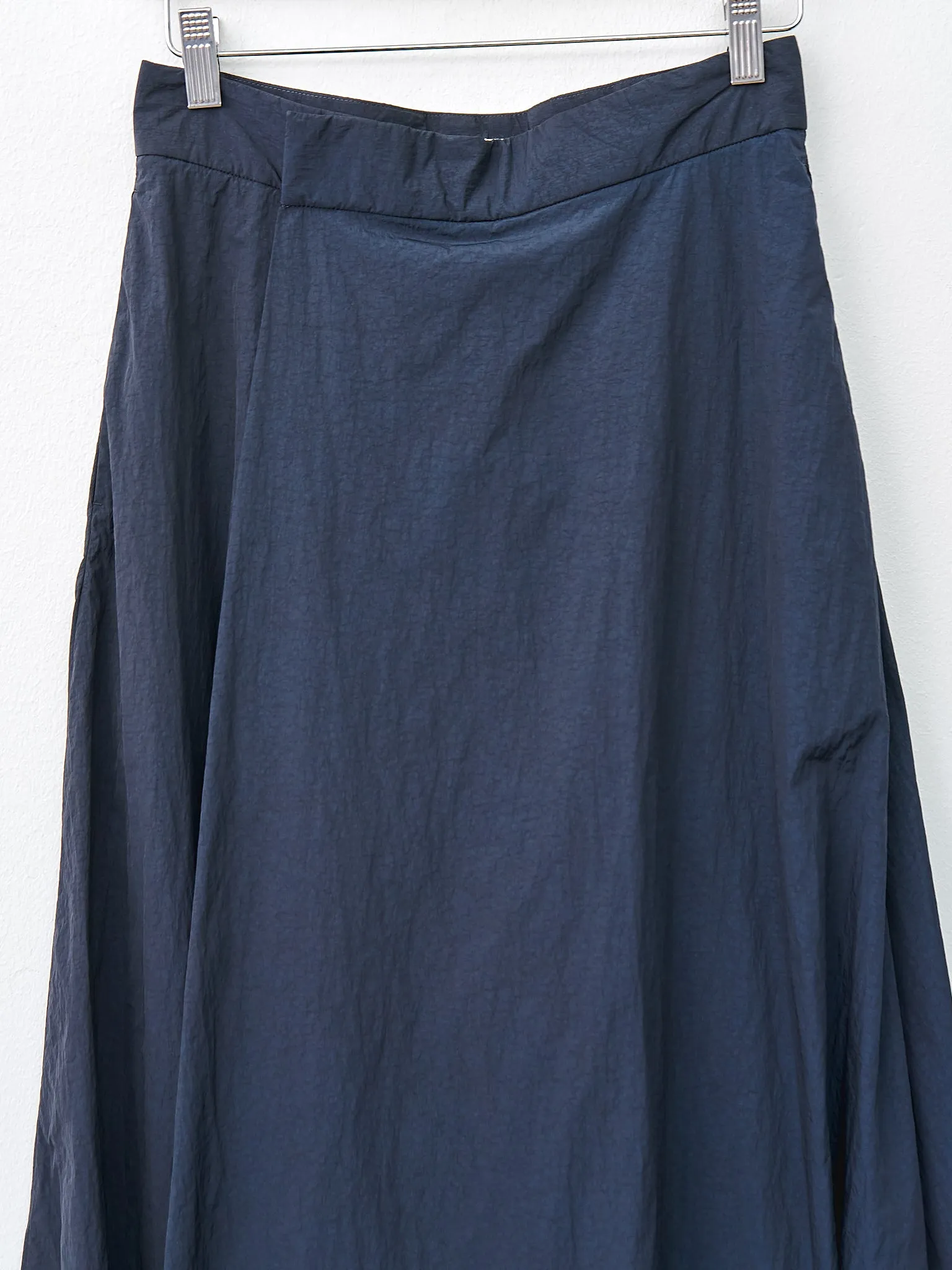 Hand Dyed Nylon Flared Skirt - Navy sold by Namu Shop product image thumbnail 5