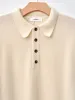 Knit Polo Sweater - Natural sold by Namu Shop