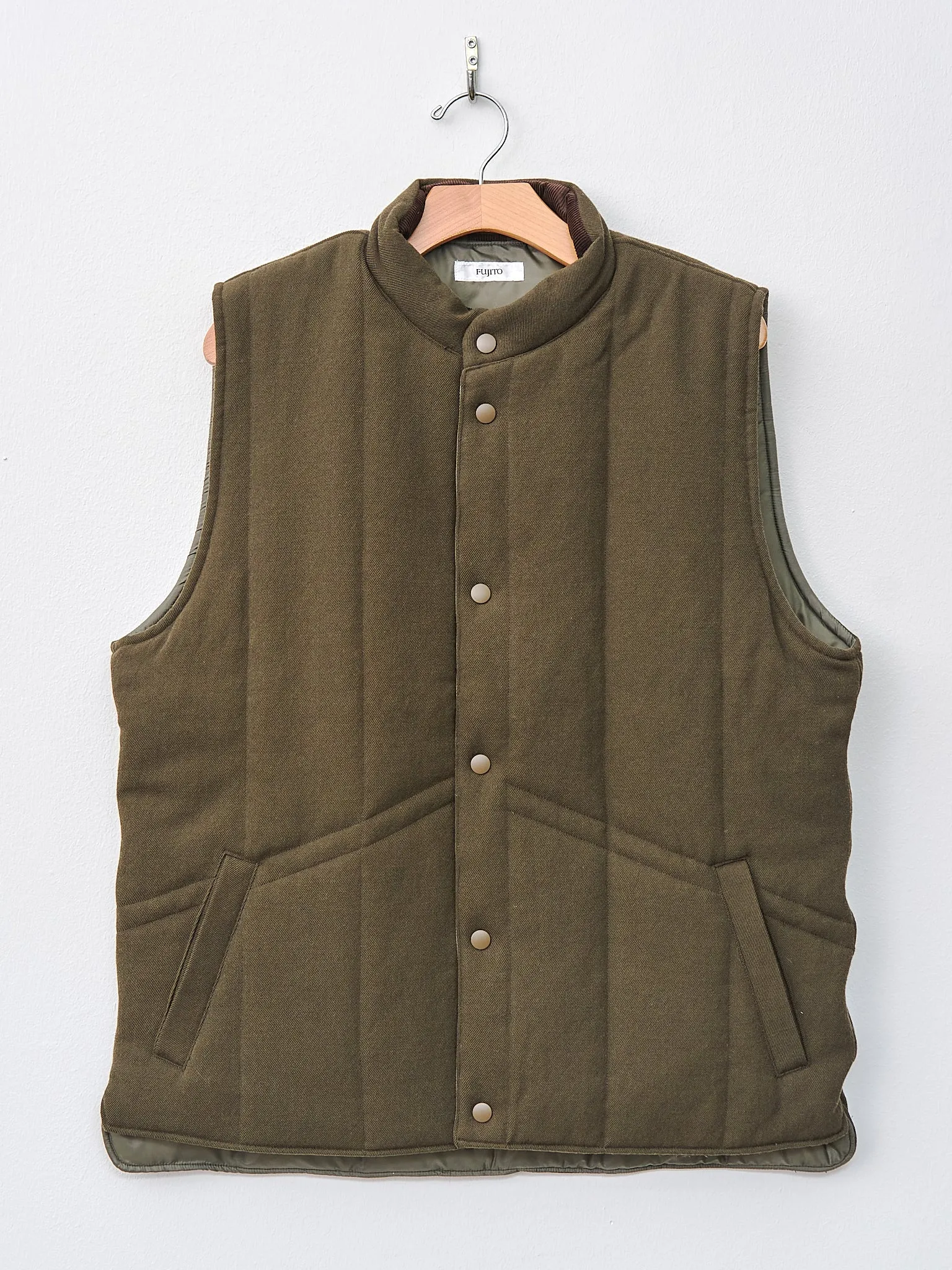 Ski Vest - Olive Green sold by Namu Shop