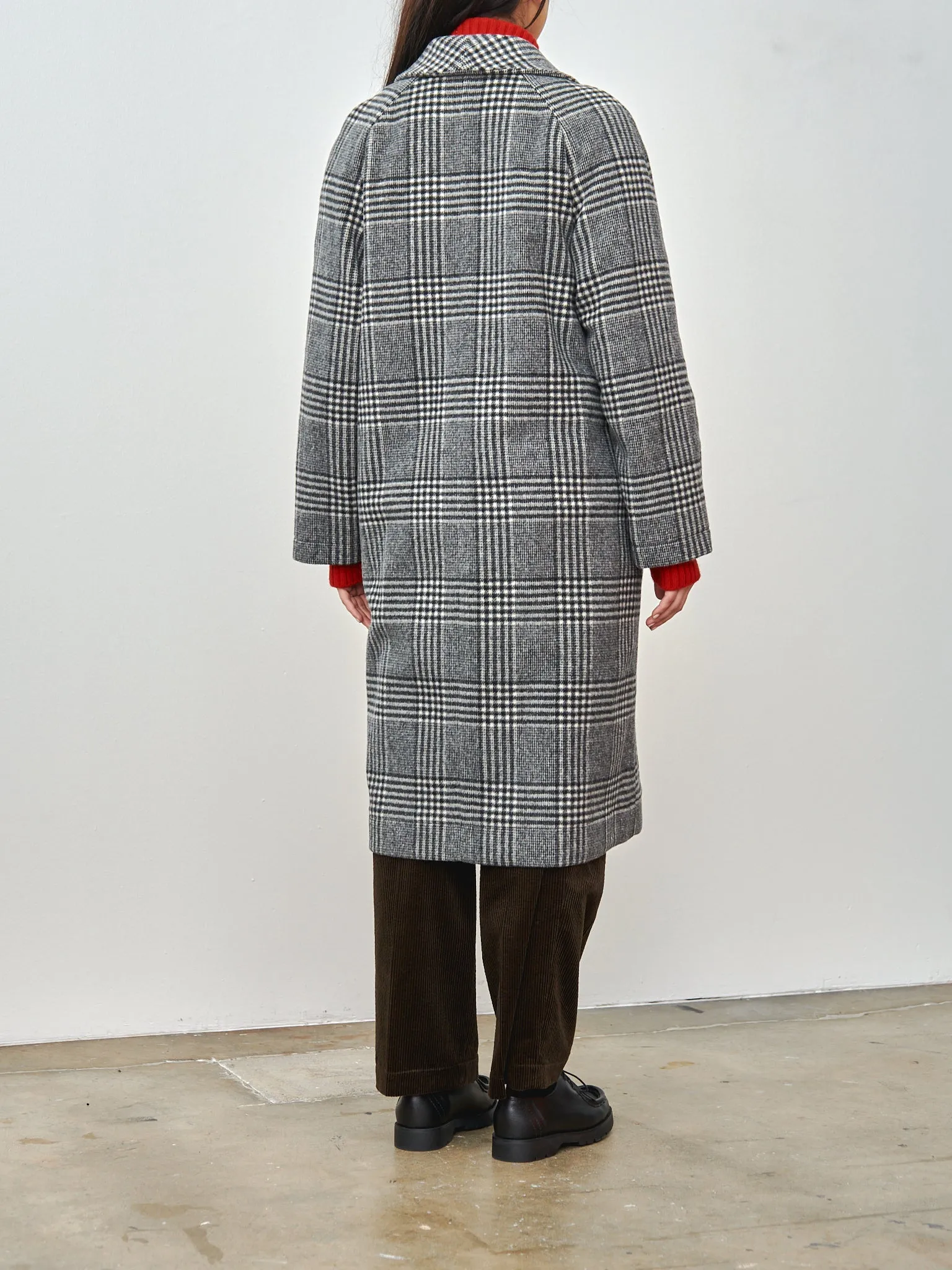 My Robe Coat - Gray Check sold by Namu Shop product image thumbnail 4
