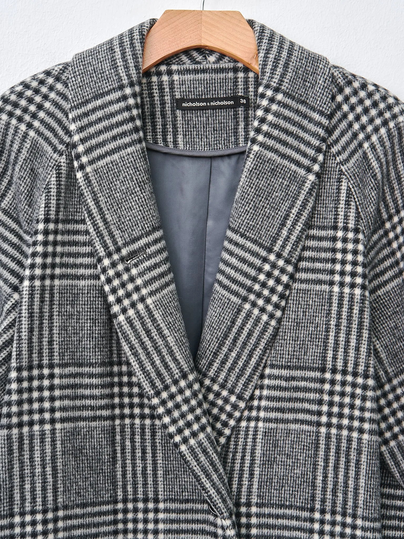 My Robe Coat - Gray Check sold by Namu Shop product image thumbnail 5