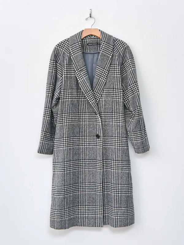 My Robe Coat - Gray Check sold by Namu Shop