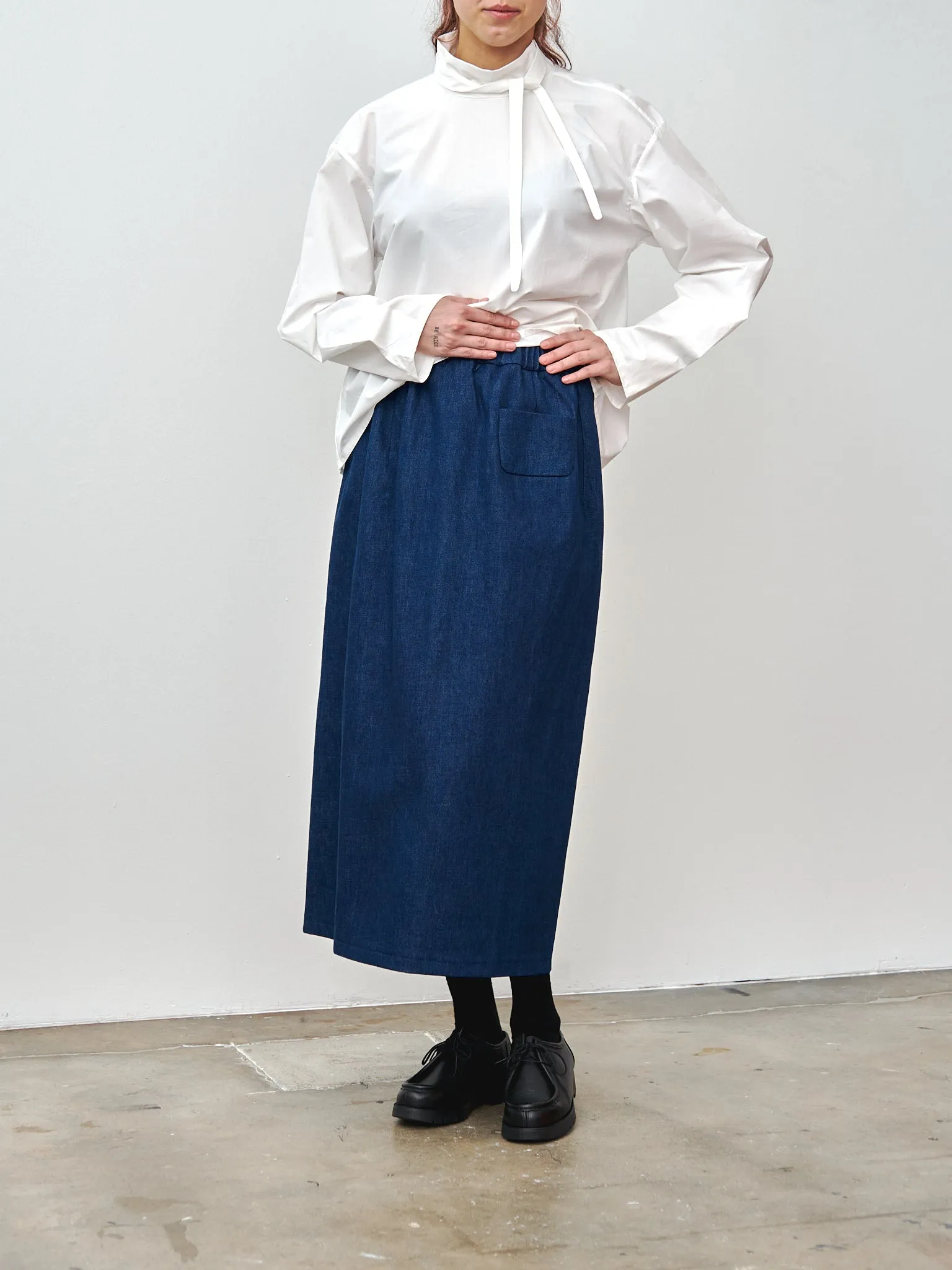 Simple Skirt - Blue Denim sold by Namu Shop product image thumbnail 2