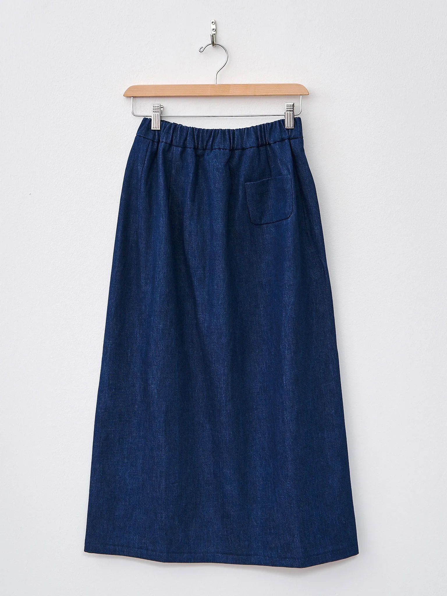 Simple Skirt - Blue Denim sold by Namu Shop