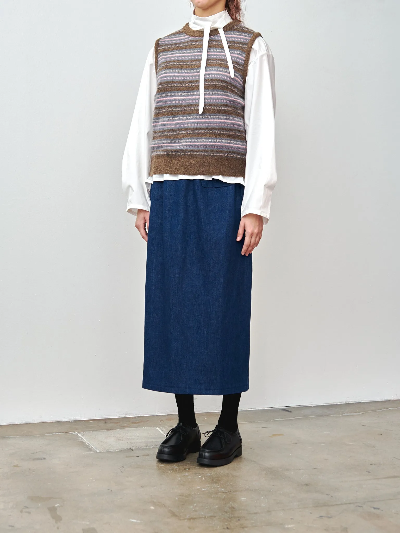 Simple Skirt - Blue Denim sold by Namu Shop product image thumbnail 3