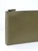 Document Holder / Laptop Case - Dark Moss (grained leather) sold by Namu Shop