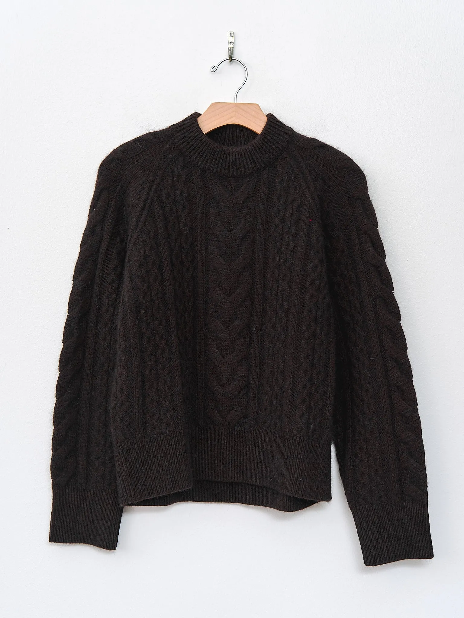 Molve Cable Knit- Espresso sold by Namu Shop