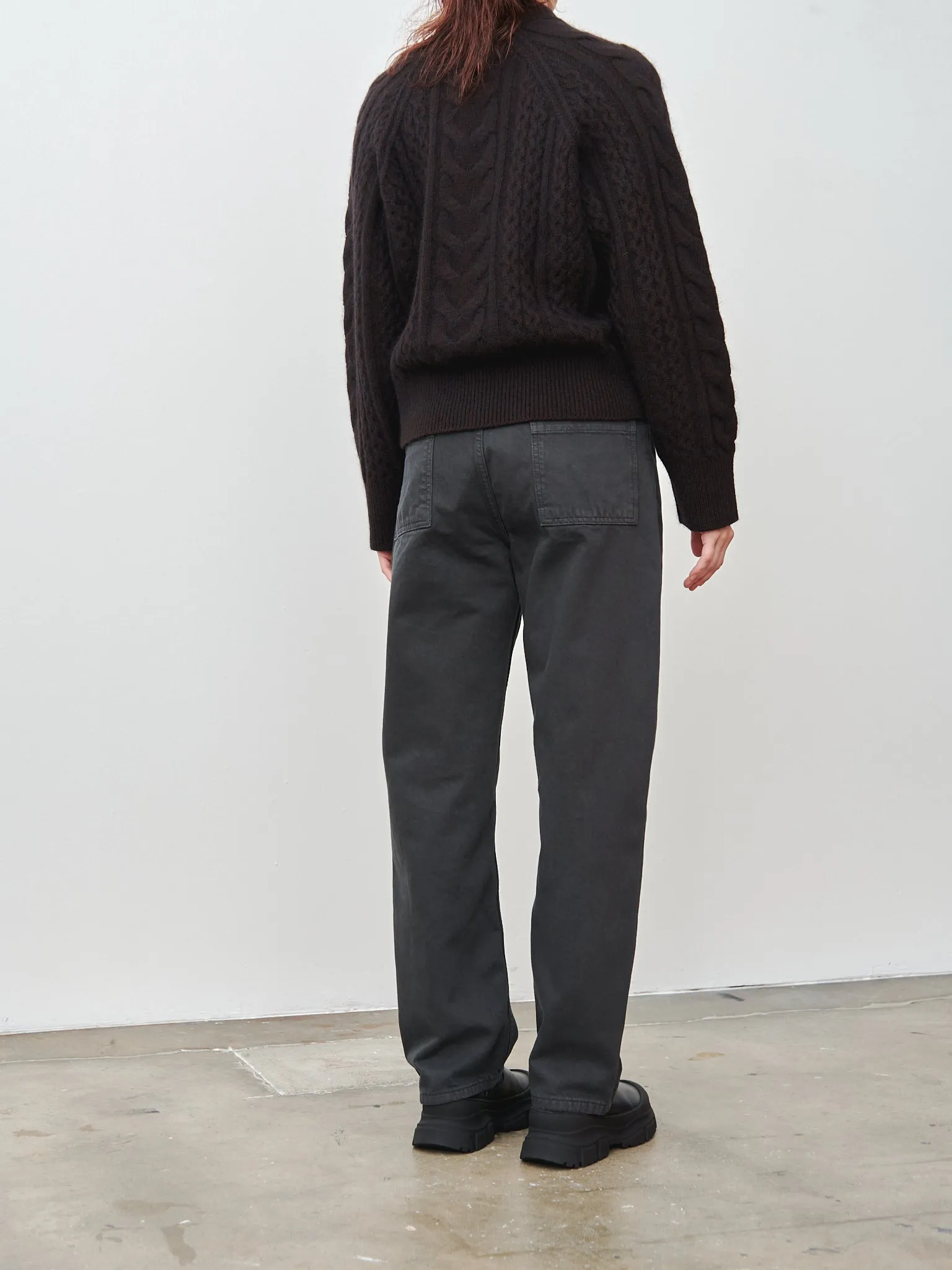 Molve Cable Knit- Espresso sold by Namu Shop product image thumbnail 5