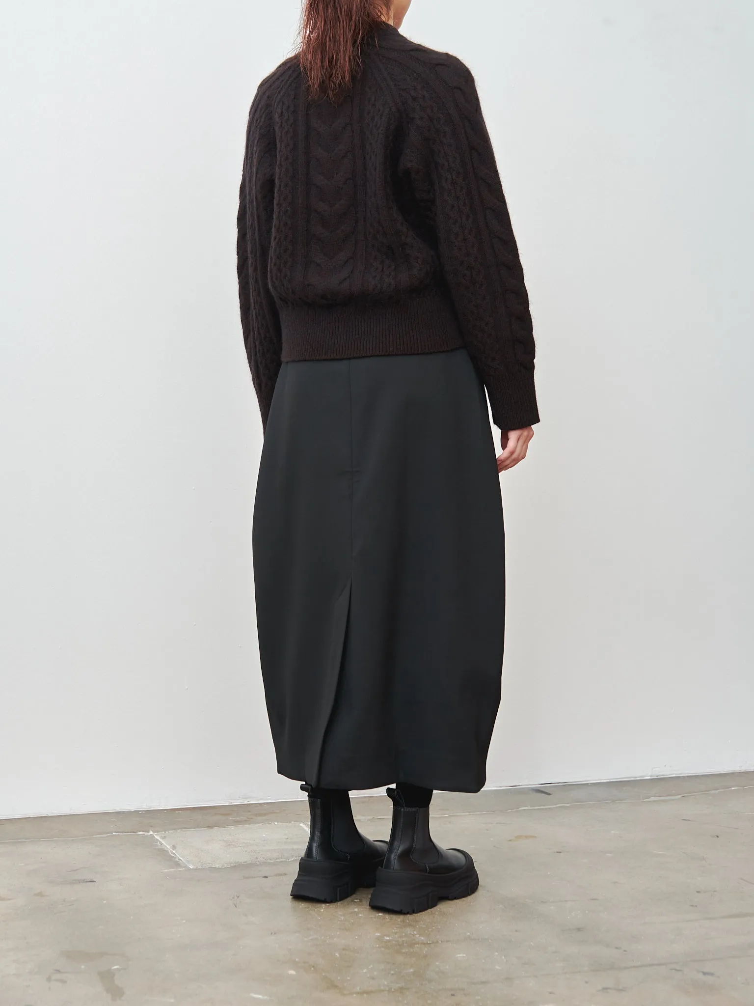 Molve Cable Knit- Espresso sold by Namu Shop product image thumbnail 3