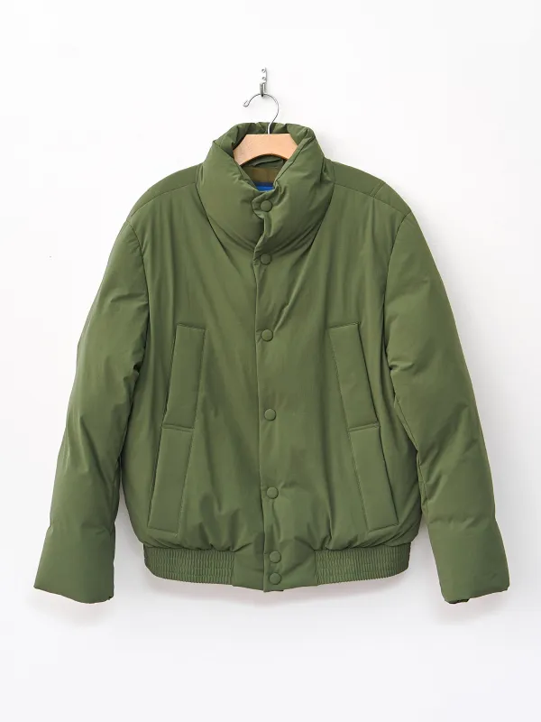 Varsity Down Jacket - Khaki Green sold by Namu Shop