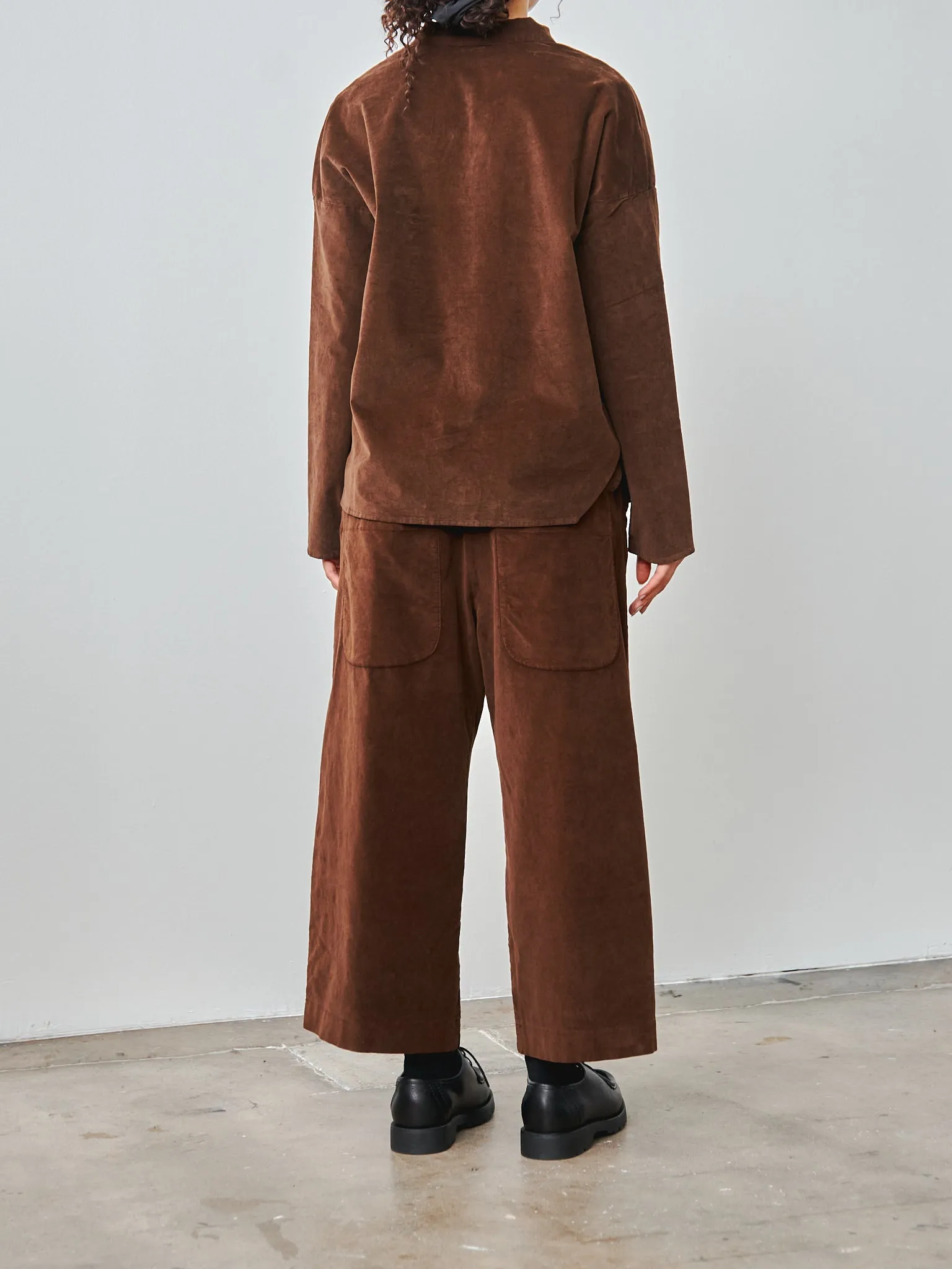 Velvet W&S Trousers - Coffee sold by Namu Shop product image thumbnail 3