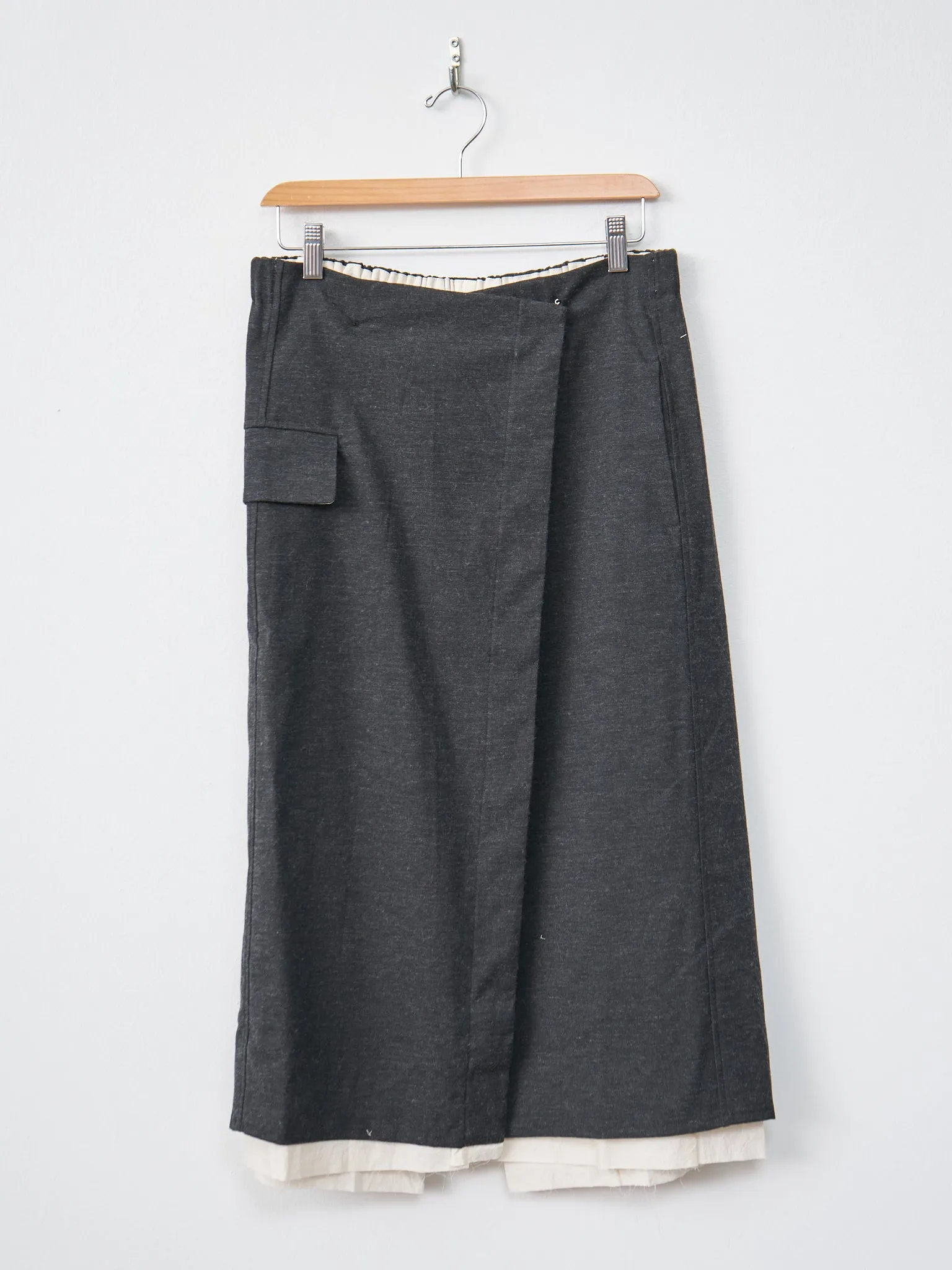 Double Wrap Skirt STW - Slate sold by Namu Shop